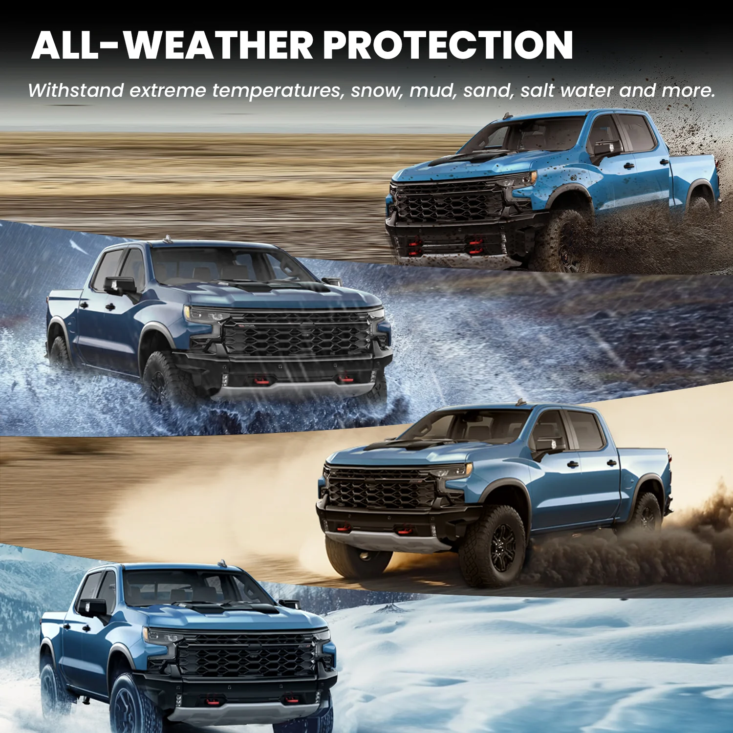 Fit for 2020-2026 Chevrolet Silverado 2500HD 3500HD Floor Mats, Fit Carpet Floor Only - Image 11