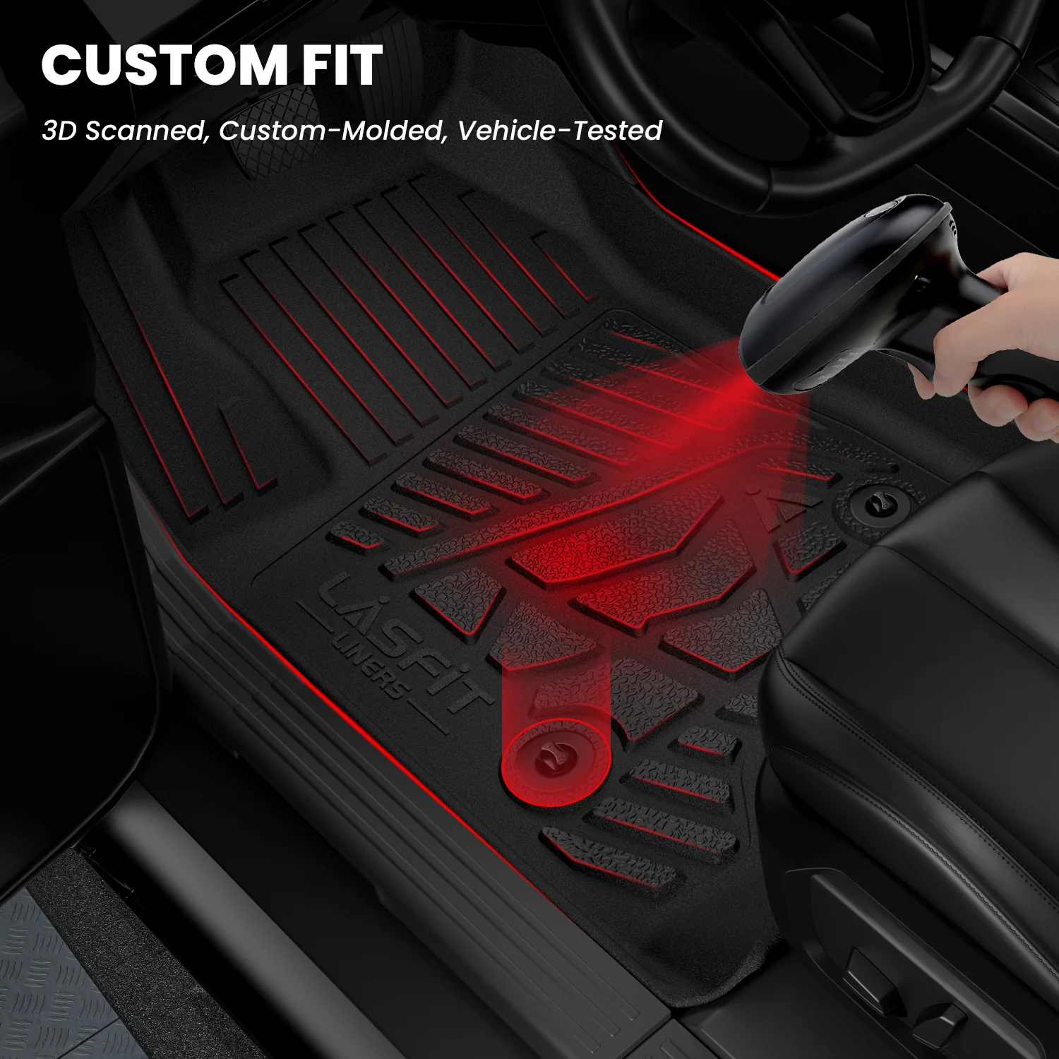 Fit for 2020-2026 Chevrolet Silverado 2500HD 3500HD Floor Mats, Fit Carpet Floor Only - Image 12