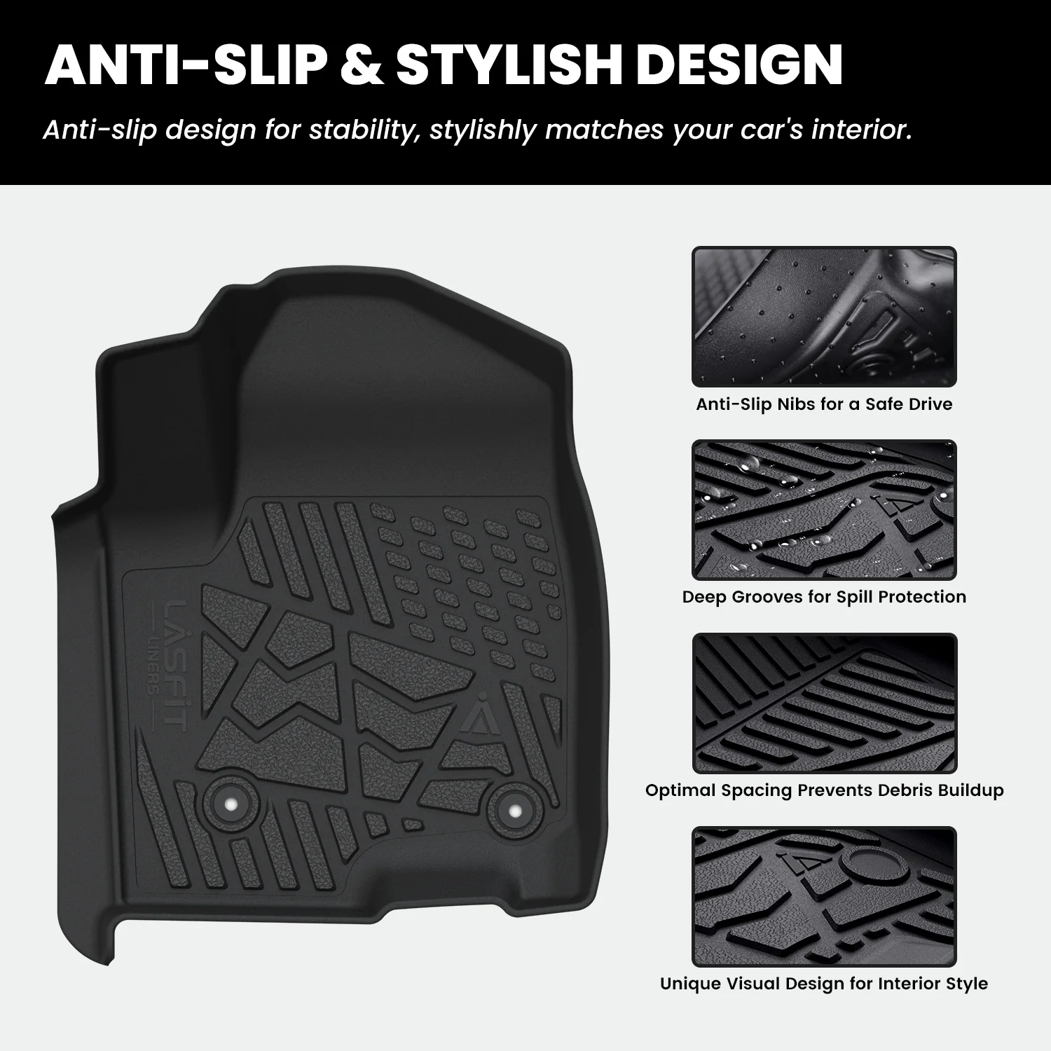 Fit for 2020-2026 Chevrolet Silverado 2500HD 3500HD Floor Mats, Fit Carpet Floor Only - Image 13