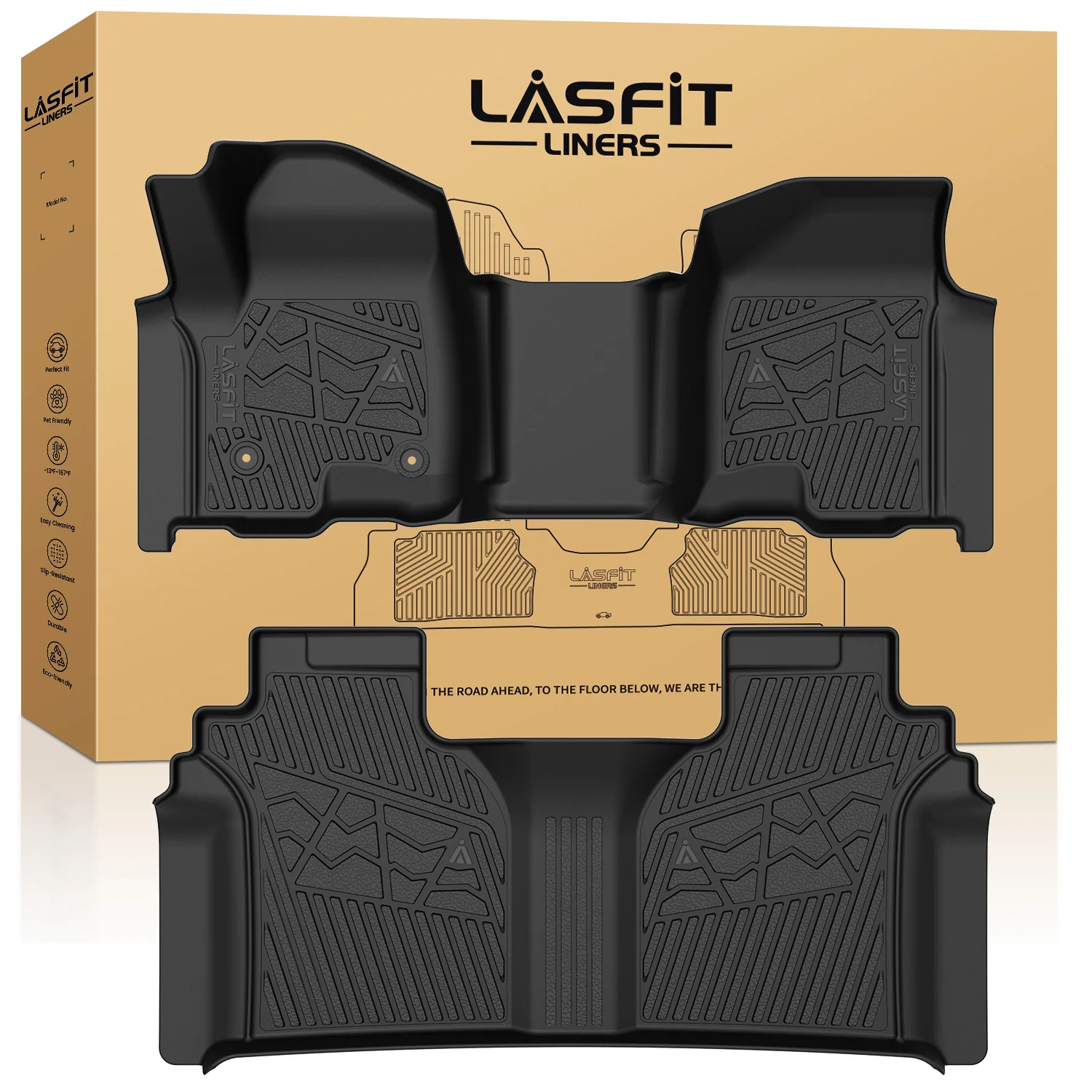 Fit for 2020-2026 Chevrolet Silverado 2500HD 3500HD Floor Mats, Fit Carpet Floor Only - Image 27