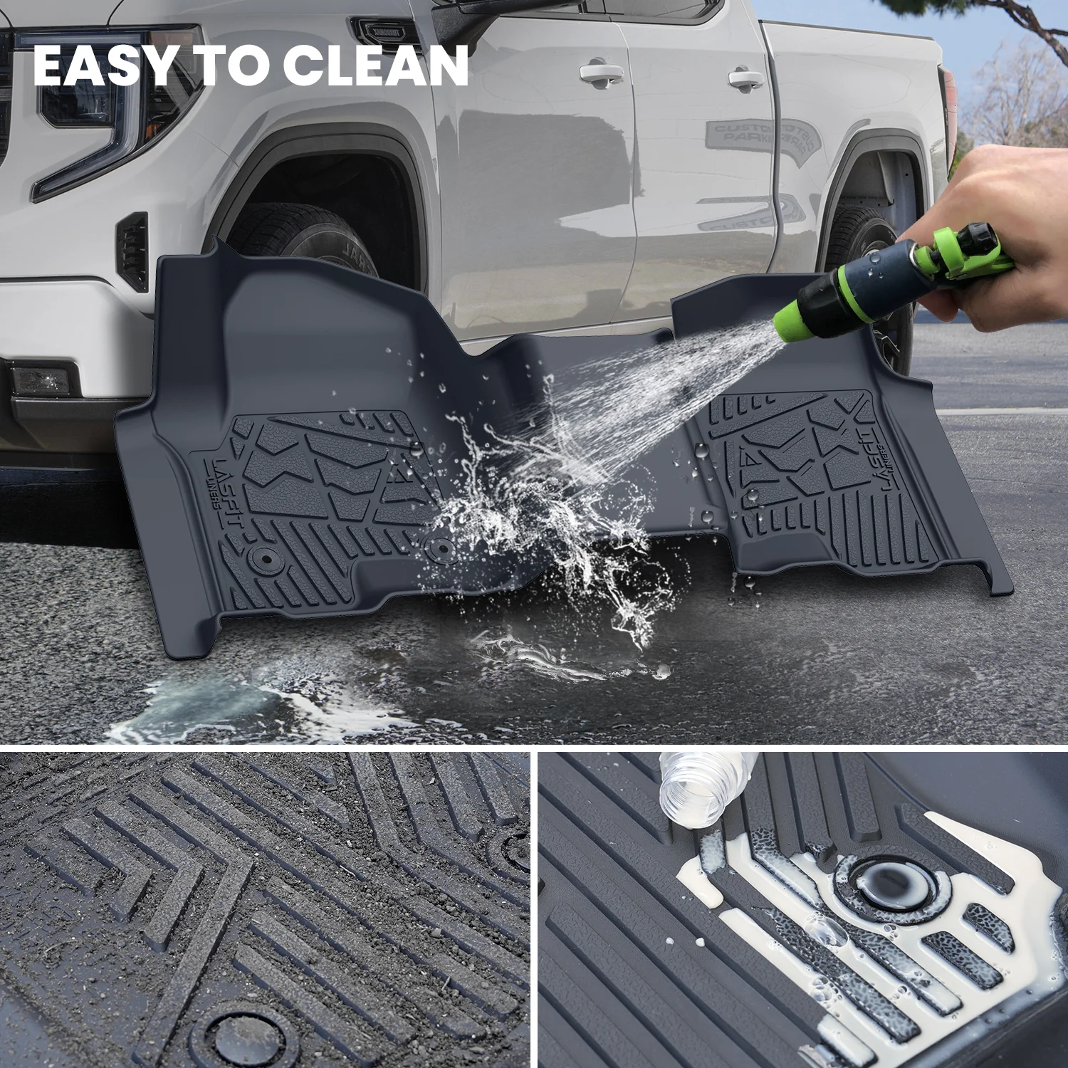 Fit for 2020-2026 Chevrolet Silverado 2500HD 3500HD Floor Mats, Fit Carpet Floor Only - Image 33