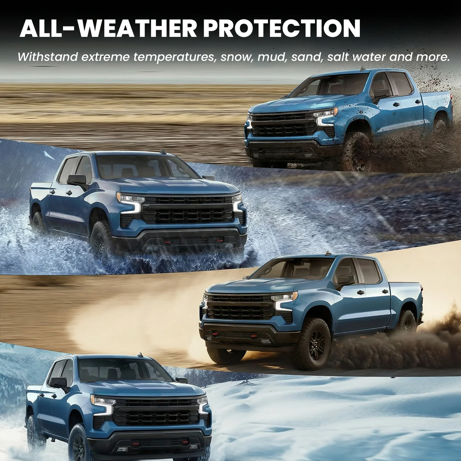 Fit for 2020-2026 Chevrolet Silverado 2500HD 3500HD Floor Mats, Fit Carpet Floor Only - Image 48