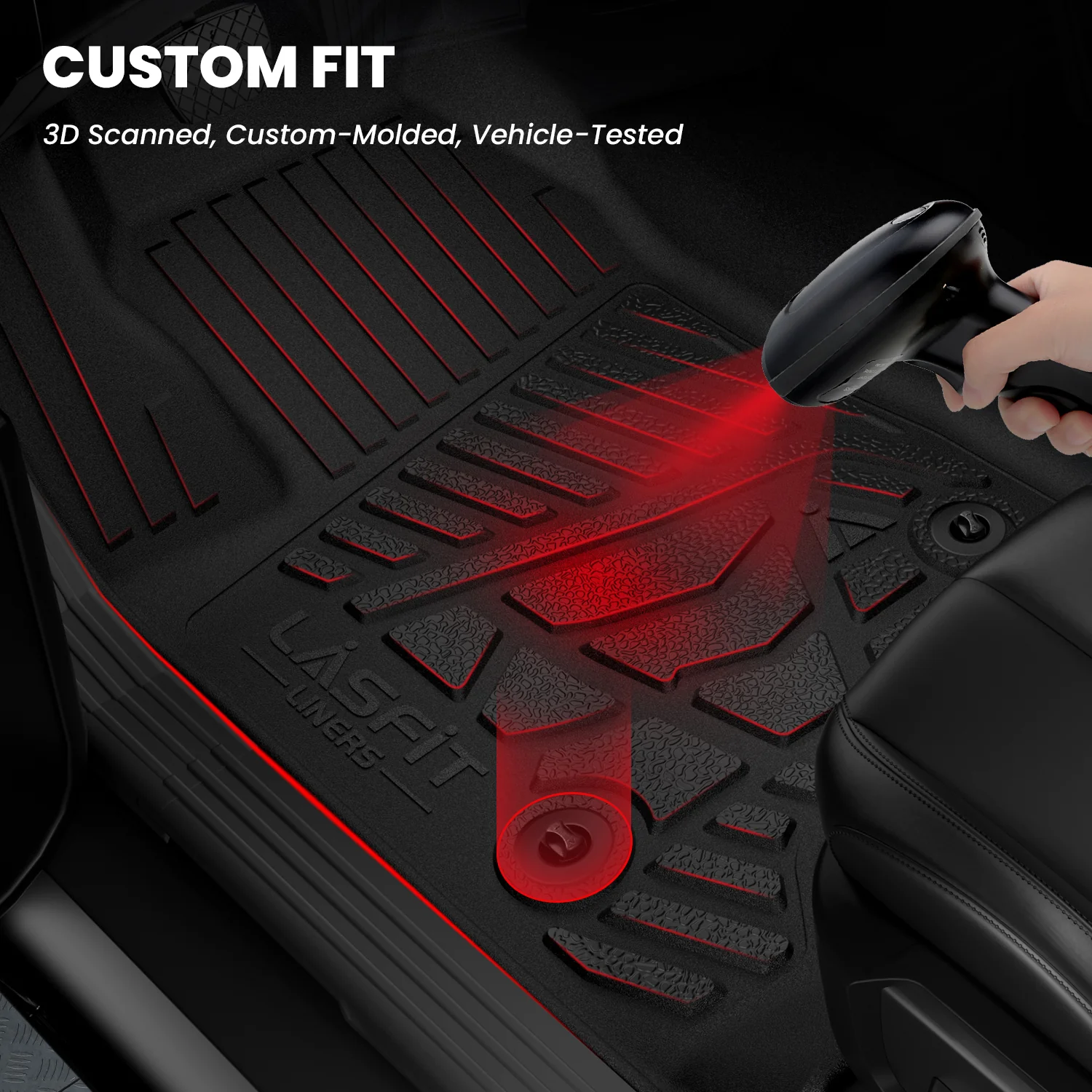 Fit for 2020-2026 Chevrolet Silverado 2500HD 3500HD Floor Mats, Fit Carpet Floor Only - Image 56