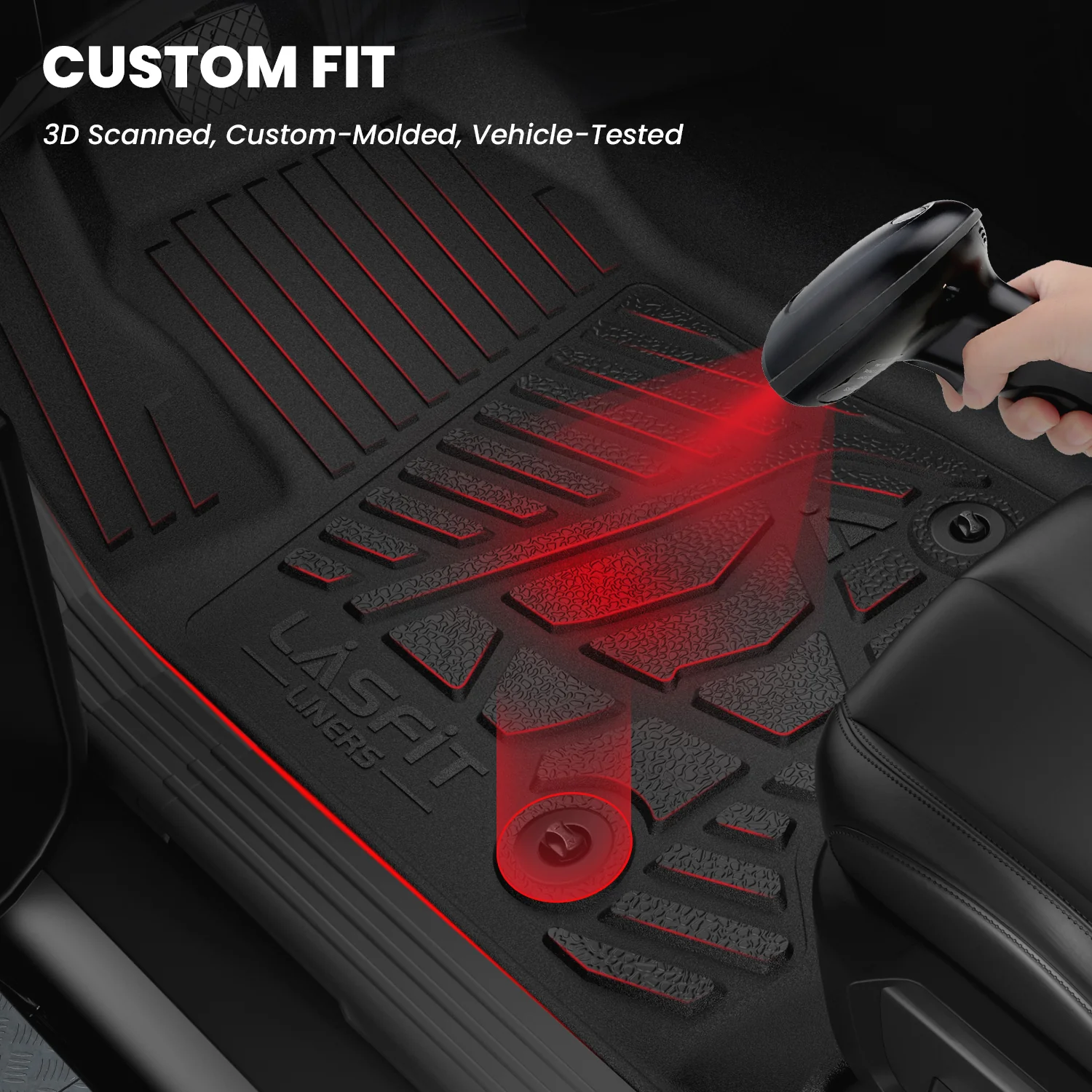 Fit for 2020-2026 Chevrolet Silverado 2500HD 3500HD Floor Mats, Fit Carpet Floor Only - Image 65