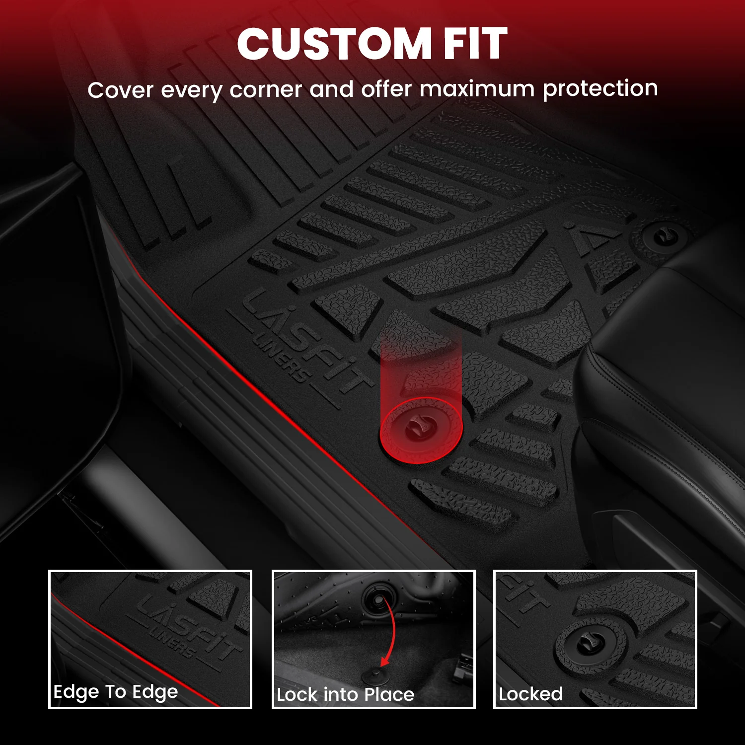 Fit for 2020-2026 Chevrolet Silverado 2500HD 3500HD Floor Mats, Fit Carpet Floor Only - Image 74