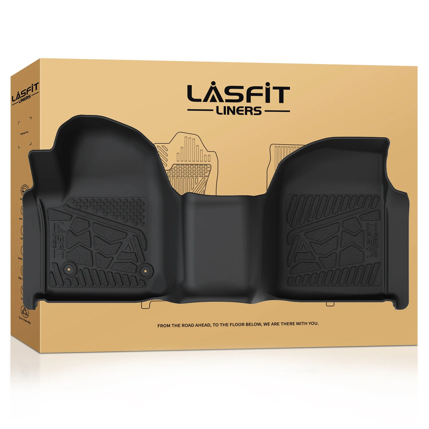 Fit for 2020-2026 Chevrolet Silverado 2500HD 3500HD Floor Mats, Fit Carpet Floor Only - Image 80