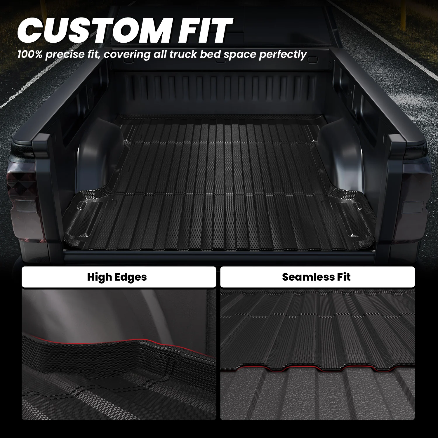Fit for 2007-2019 Chevrolet Silverado 2500HD 3500HD Heavy Duty 6.5FT(Standard Box) Bed Mat - Image 4