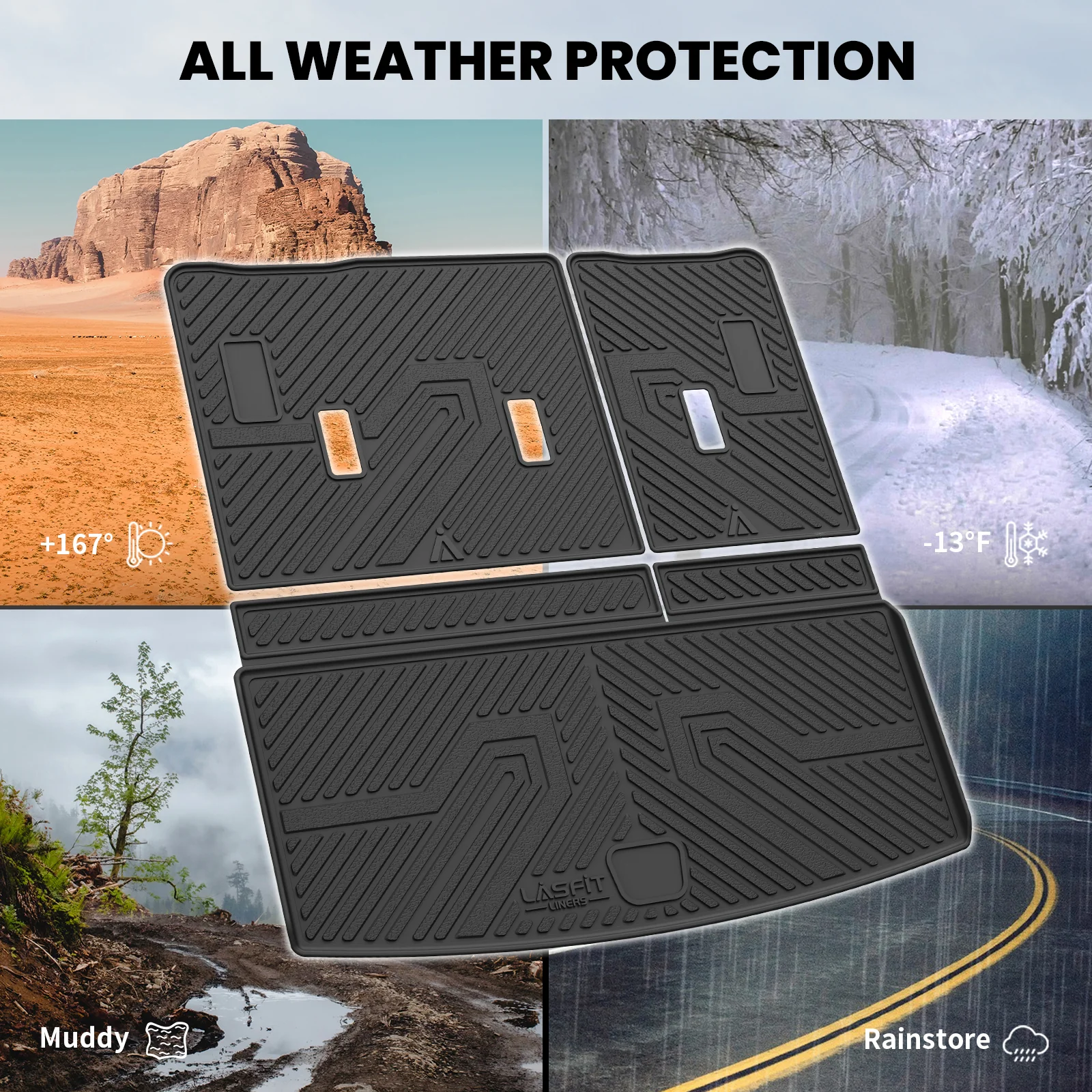 Fit for 2021-2026 Cadillac Escalade Floor Mats or Seatback & Cargo Mat, Not for ESV or 2025 Escalade IQ - Image 30
