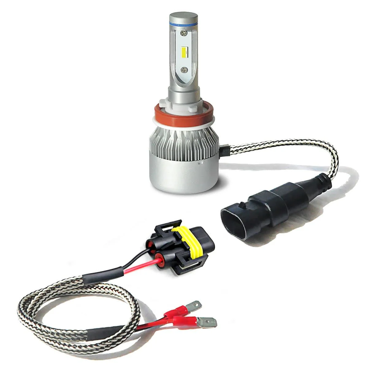 LED Bulb H11 To H11B Extension Cable Conversion Wiring Harness Fit for Hyundai Kia - Image 3