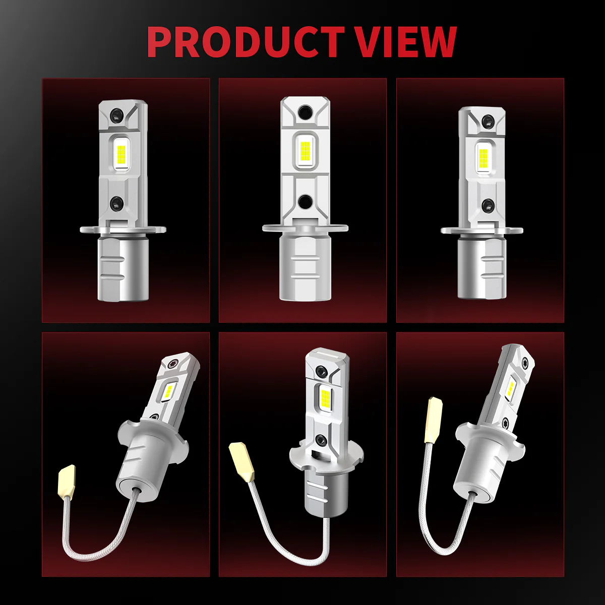 40W H3 L1 Plus Series | 4,000LM 6000K LED Bulbs - Image 9