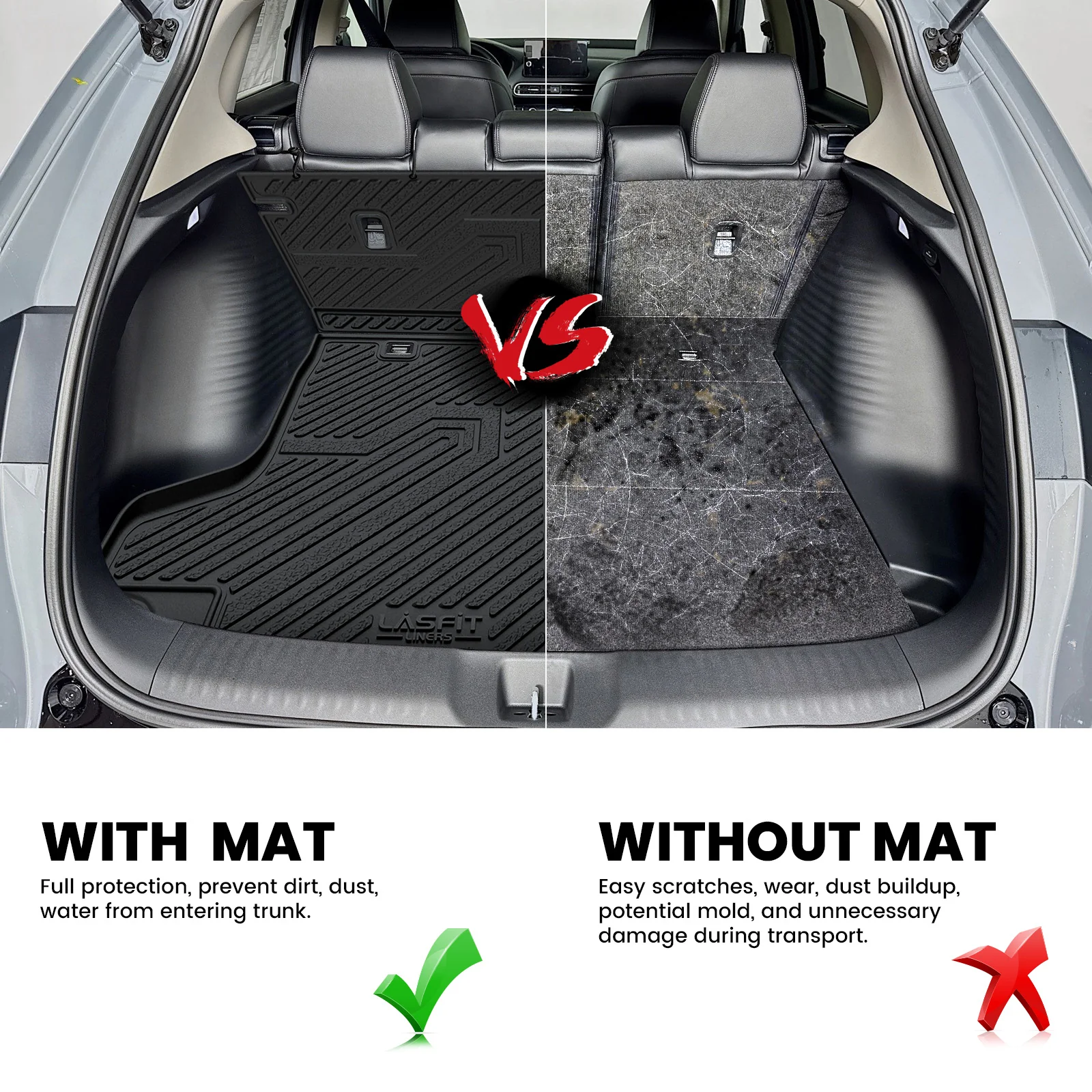 Fit for 2023-2026 Honda HR-V (Include Hybrid) Floor Mats or Seatback & Cargo Mats - Image 21