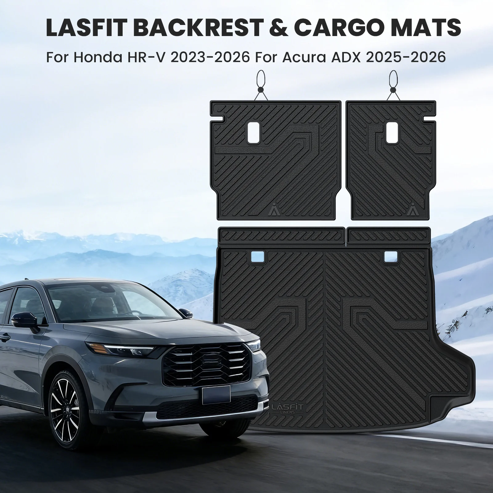 Fit for 2023-2026 Honda HR-V (Include Hybrid) Floor Mats or Seatback & Cargo Mats - Image 26