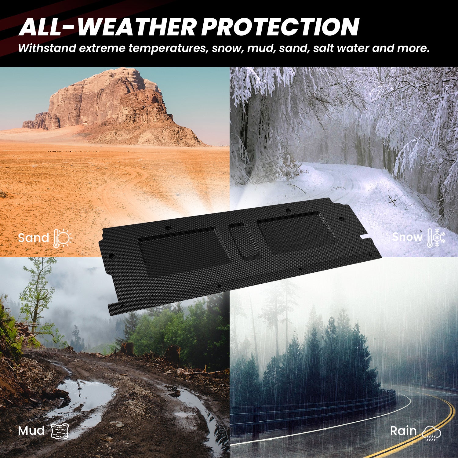 Fit for 2017-2026 Honda Ridgeline 5.3FT(64") Heavy Duty Truck Bed Mat or Tailgate Mat, Not Fit Drop-in liners - Image 14