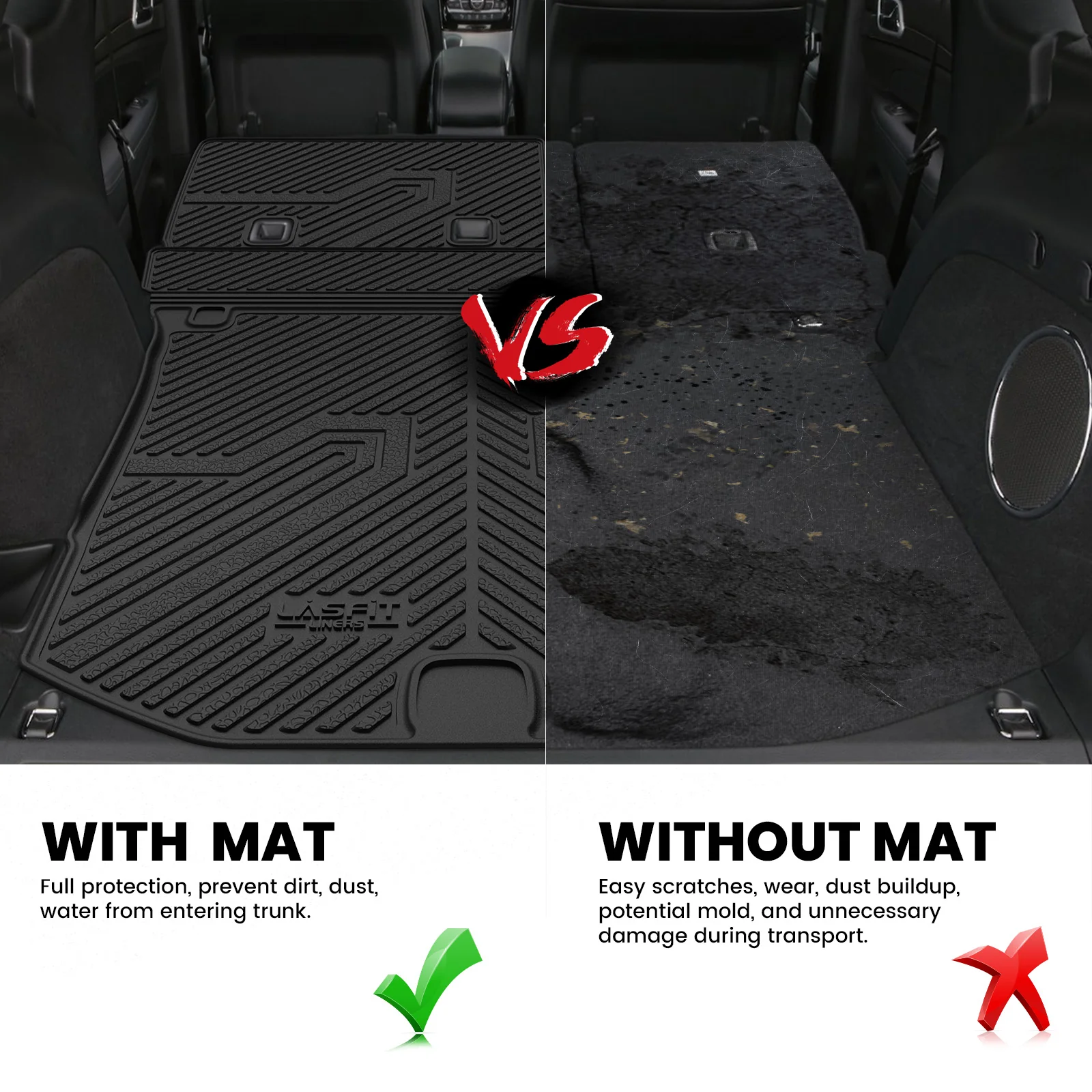 Fit for 2013-2015 Jeep Grand Cherokee Floor Mats or Seatback & Cargo Mat - Image 20