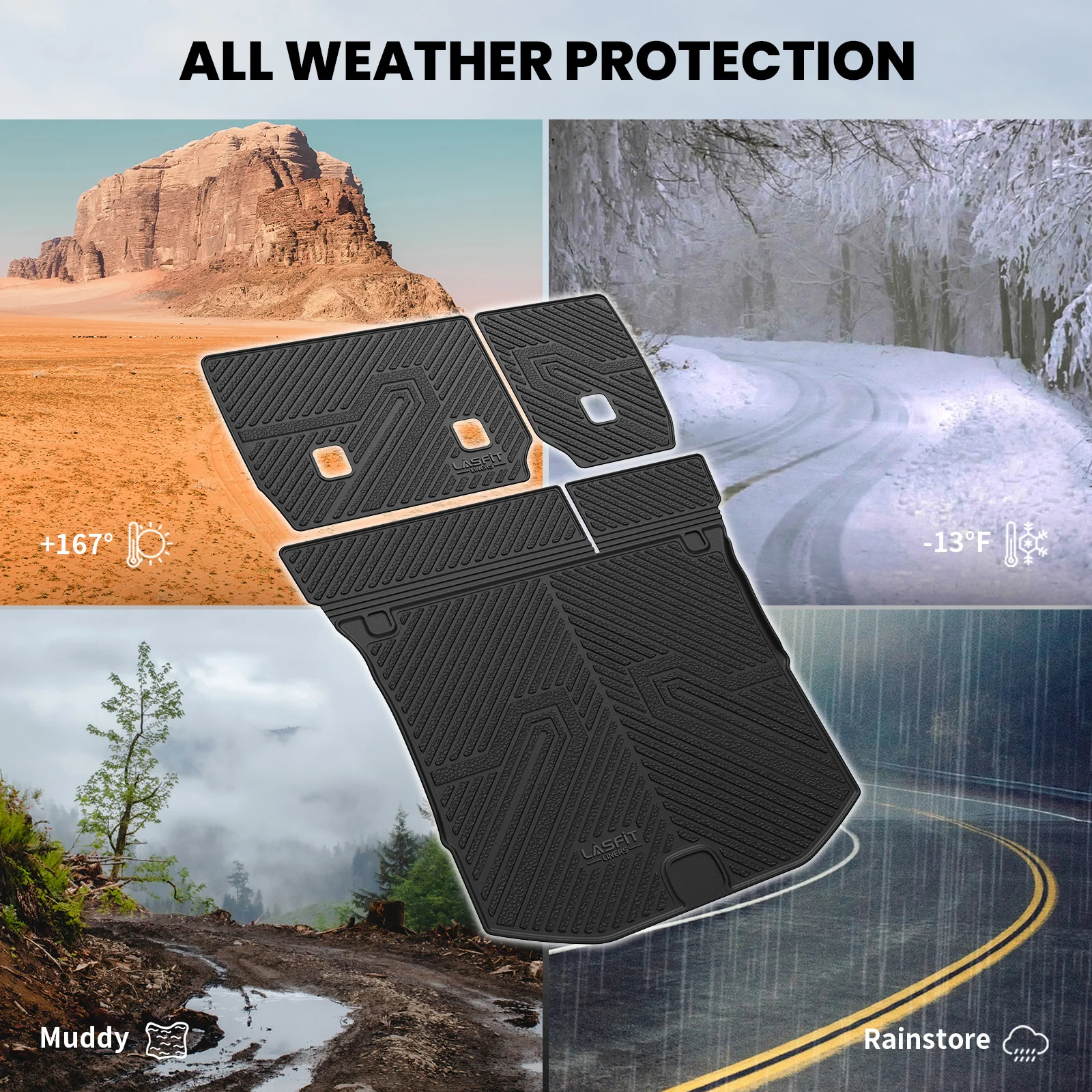 Fit for 2013-2015 Jeep Grand Cherokee Floor Mats or Seatback & Cargo Mat - Image 22