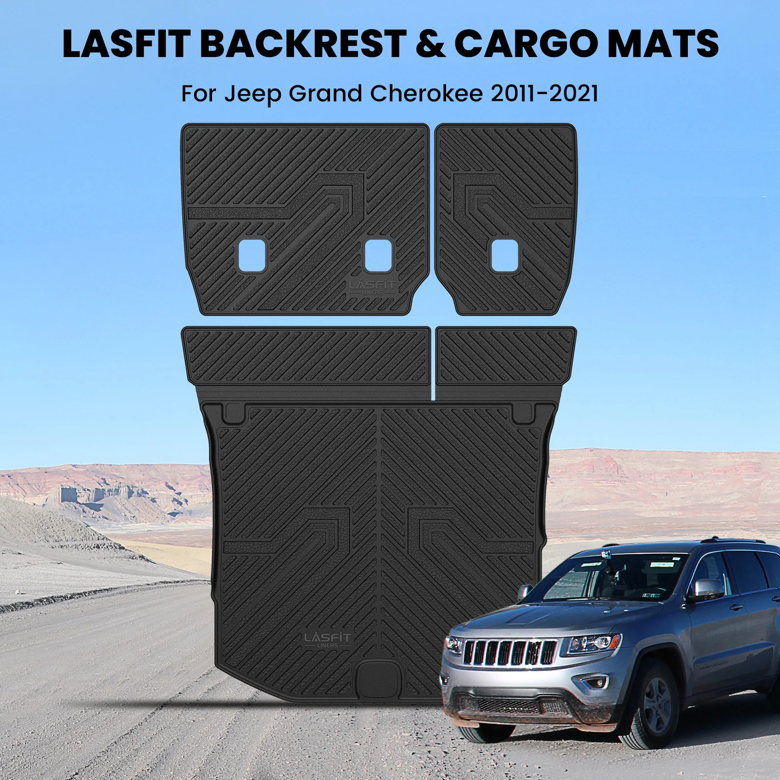 Fit for 2013-2015 Jeep Grand Cherokee Floor Mats or Seatback & Cargo Mat - Image 24