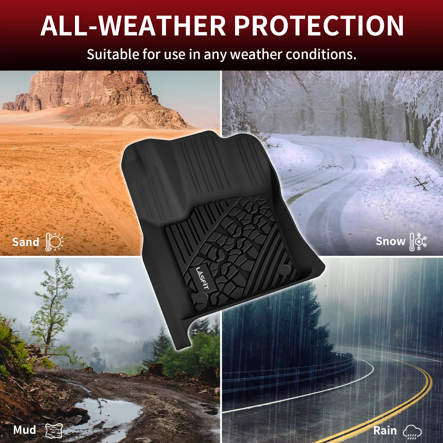 Fit for 2016-2022 Jeep Grand Cherokee WK Floor Mats or Cargo Mats - Image 15
