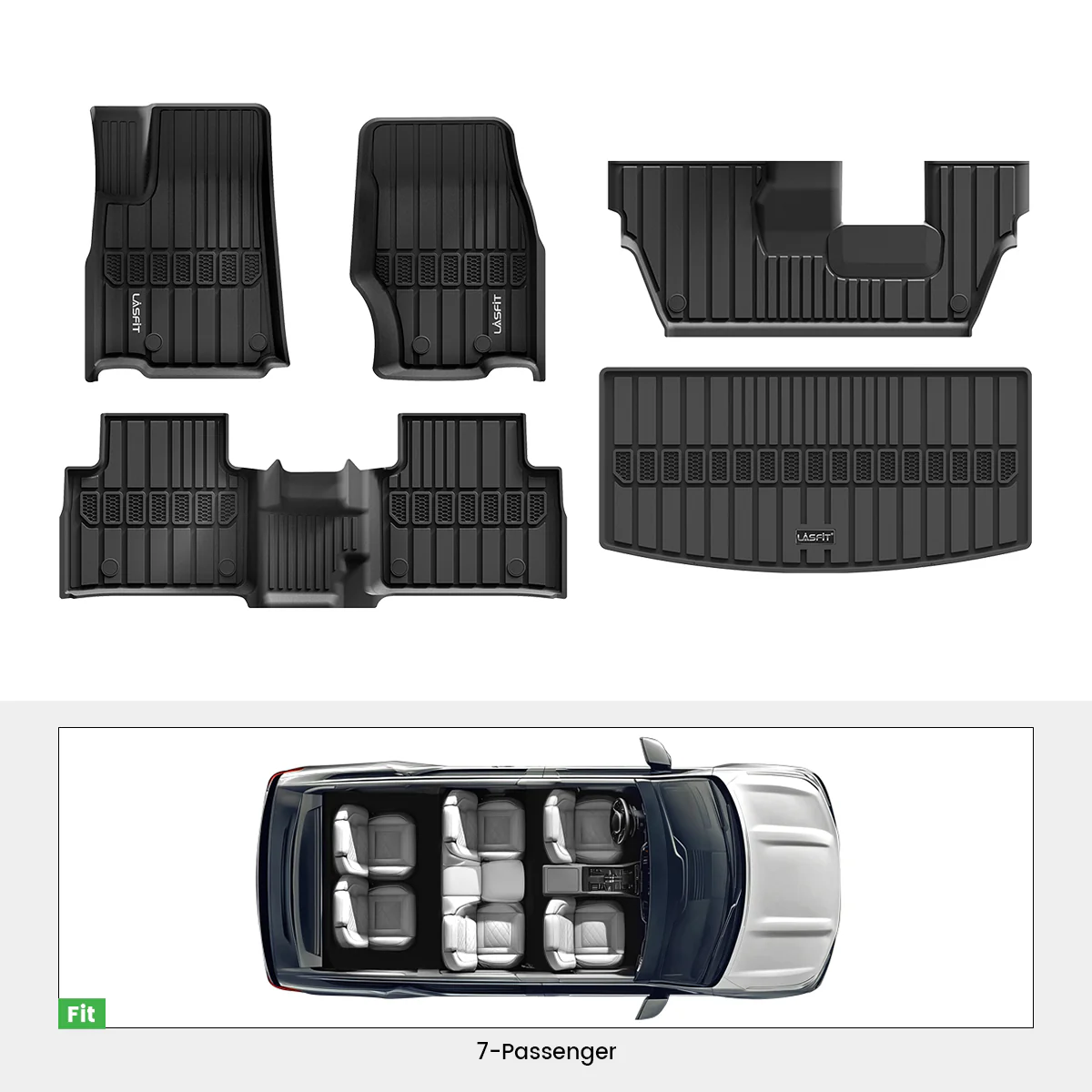 Fit for 2021-2026 Jeep Grand Cherokee L Floor Mats or Cargo Mat - Image 10