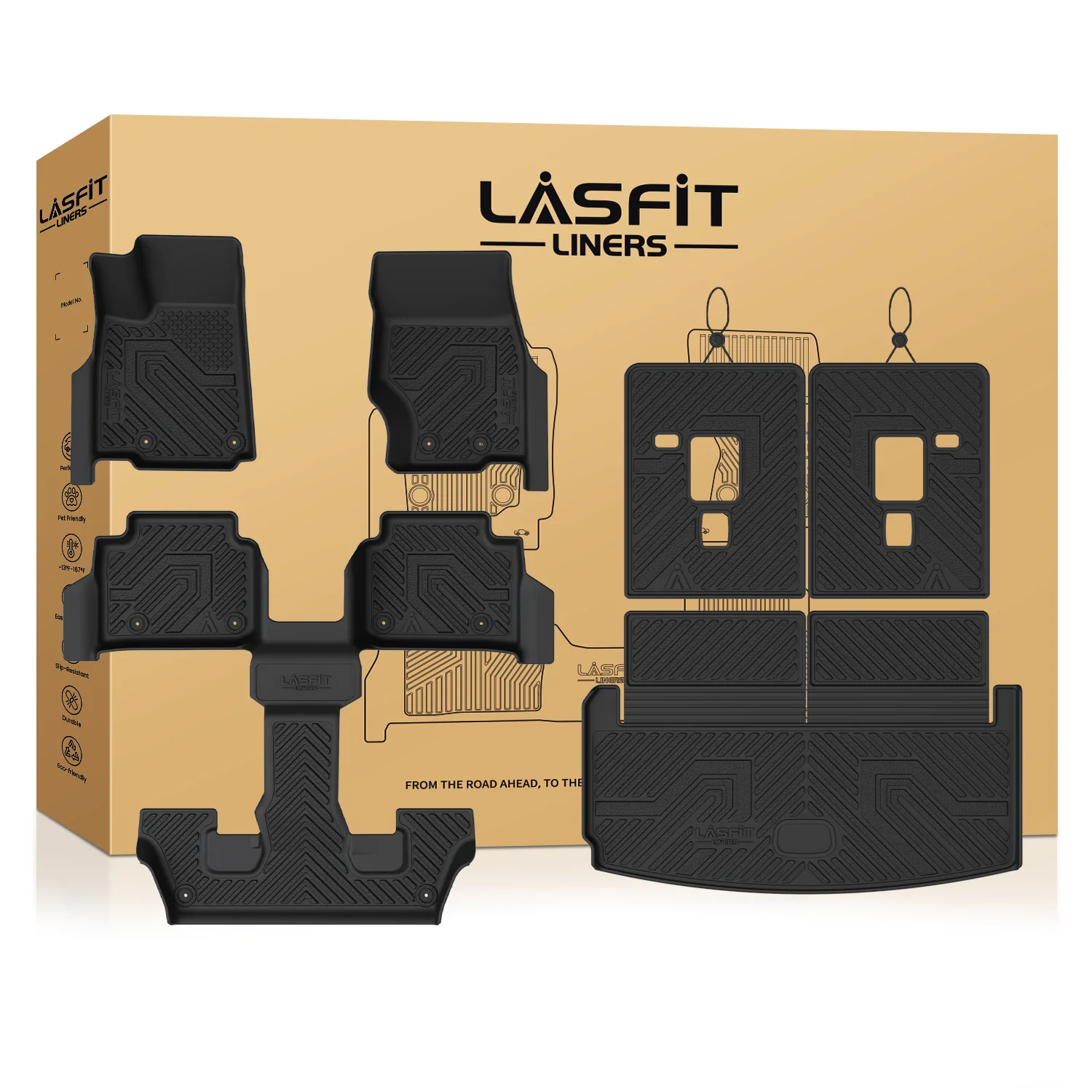 Fit for 2021-2026 Jeep Grand Cherokee L Floor Mats or Cargo Mat - Image 41