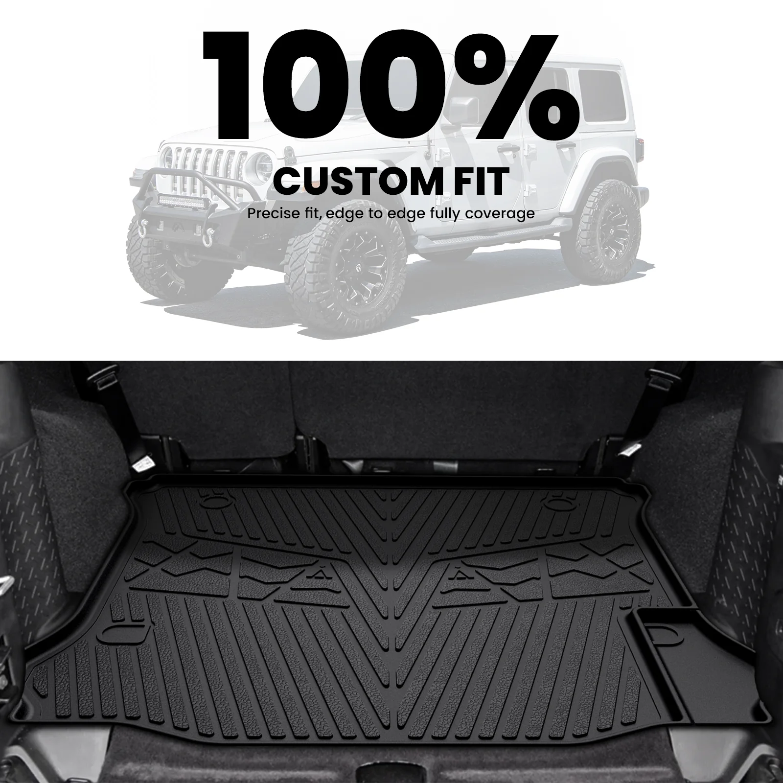 Fit for 2014-2018 Jeep Wrangler JK Floor Mats or Cargo Mat, For 4 Doors Only - Image 26