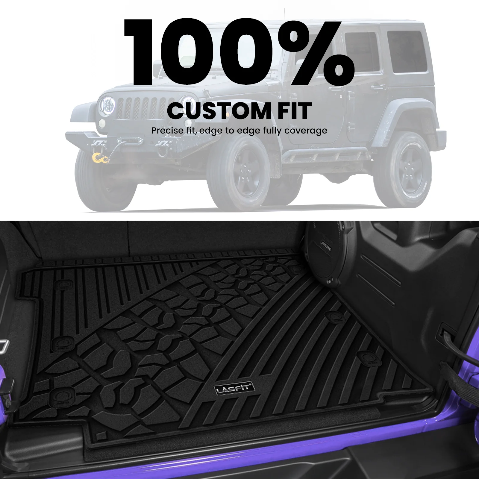 Fit for 2018-2026 Jeep Wrangler JL Floor Mats or Cargo Mat, Fit 4-Door Only(Don't fit 4xe) - Image 29