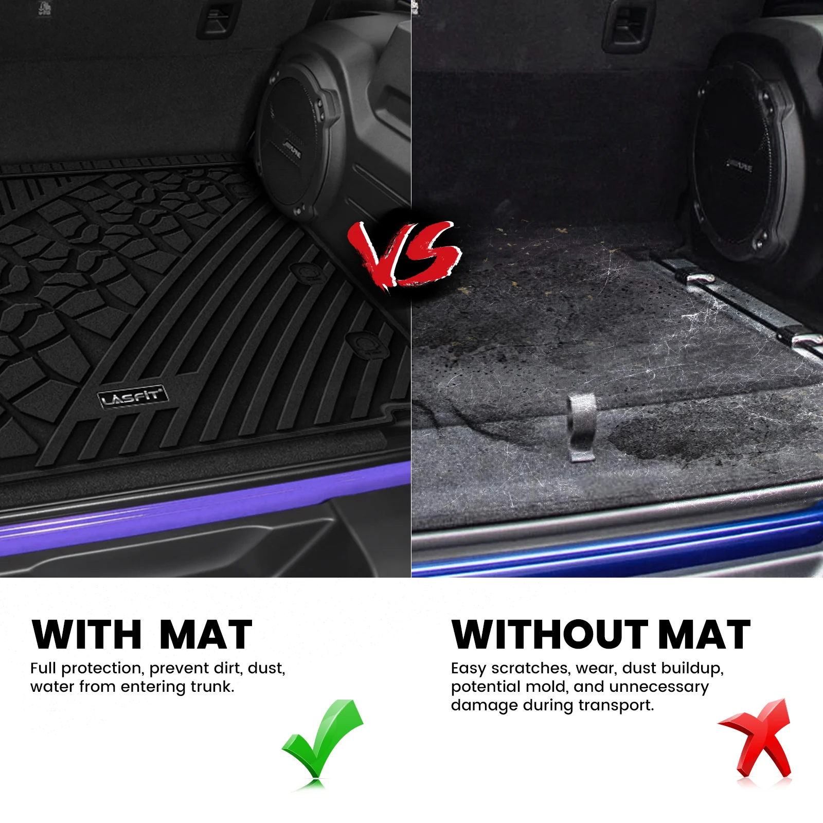 Fit for 2018-2026 Jeep Wrangler JL Floor Mats or Cargo Mat, Fit 4-Door Only(Don't fit 4xe) - Image 30