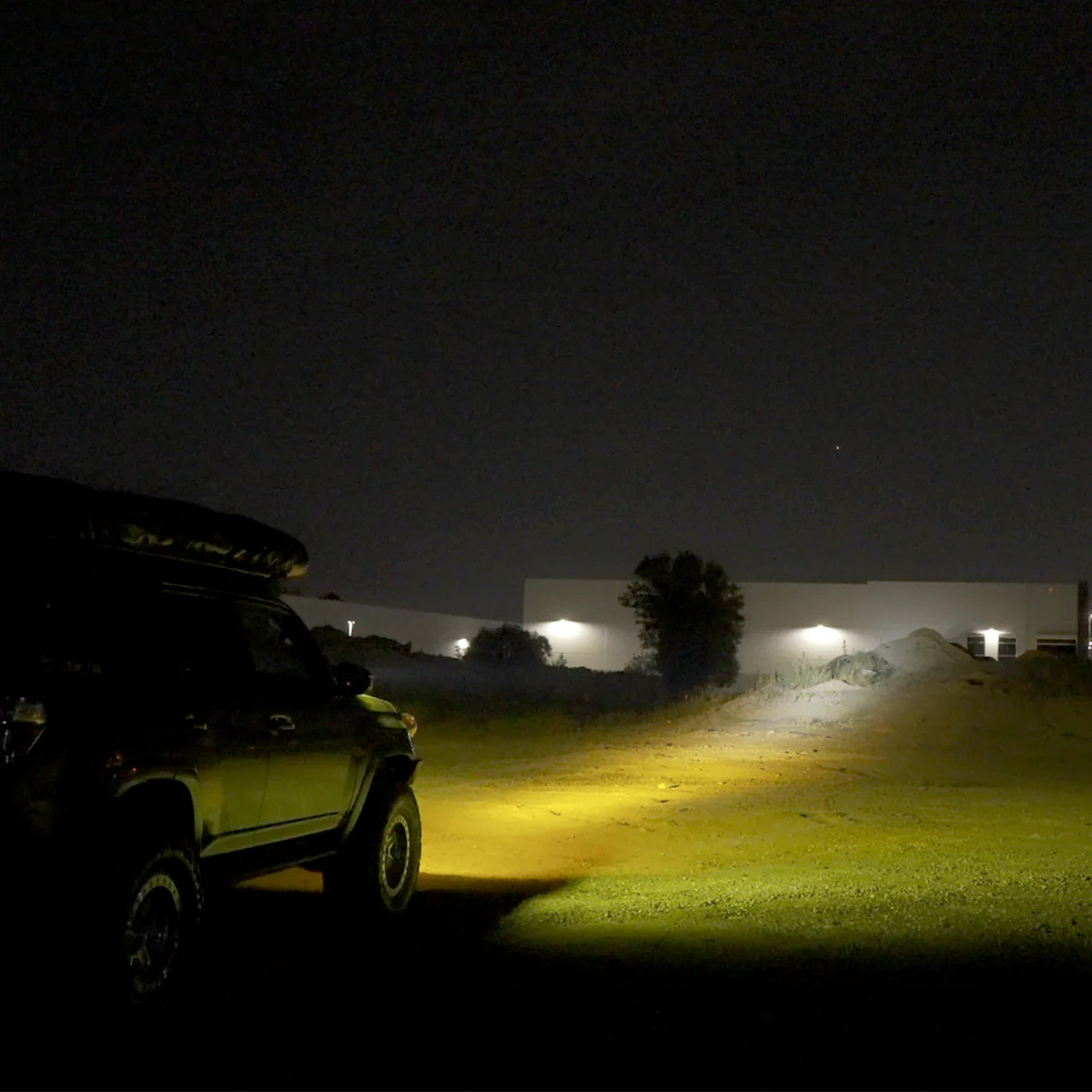 Lasfit 52" Off-Road LED Amber Light Bar With Slim Single Row Combo Flood Spot Design | Roof Rack Windshield Mount - Image 7