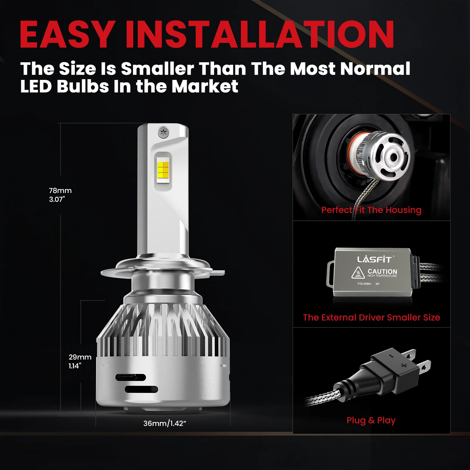 Switchback 60W H7 LD Plus Series | 6,000LM 6000K/3000K LED Bulbs - Image 8
