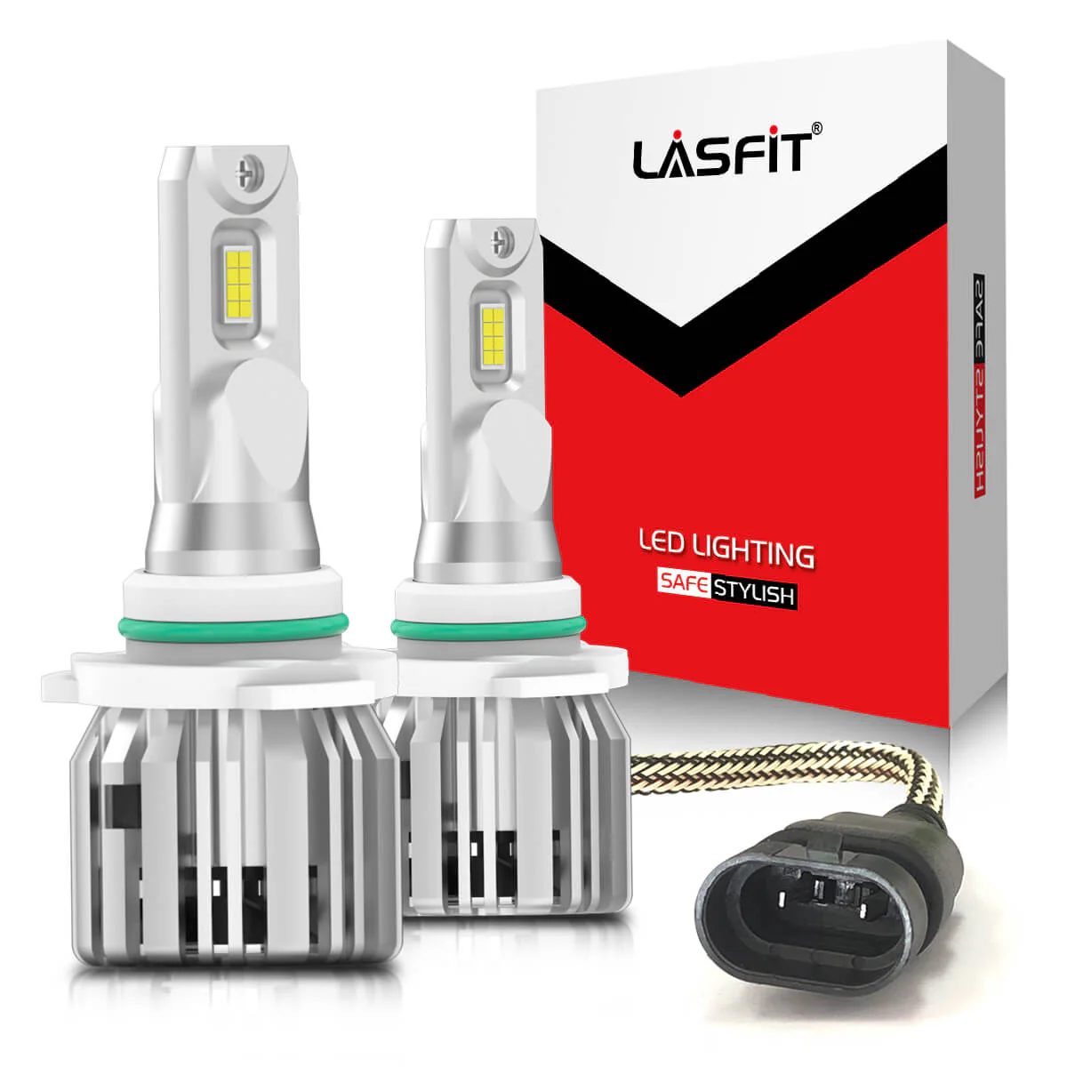 50W H10 9145 9140 9055 LC Plus Series | 5,000LM 6000K LED Fog Light Bulbs