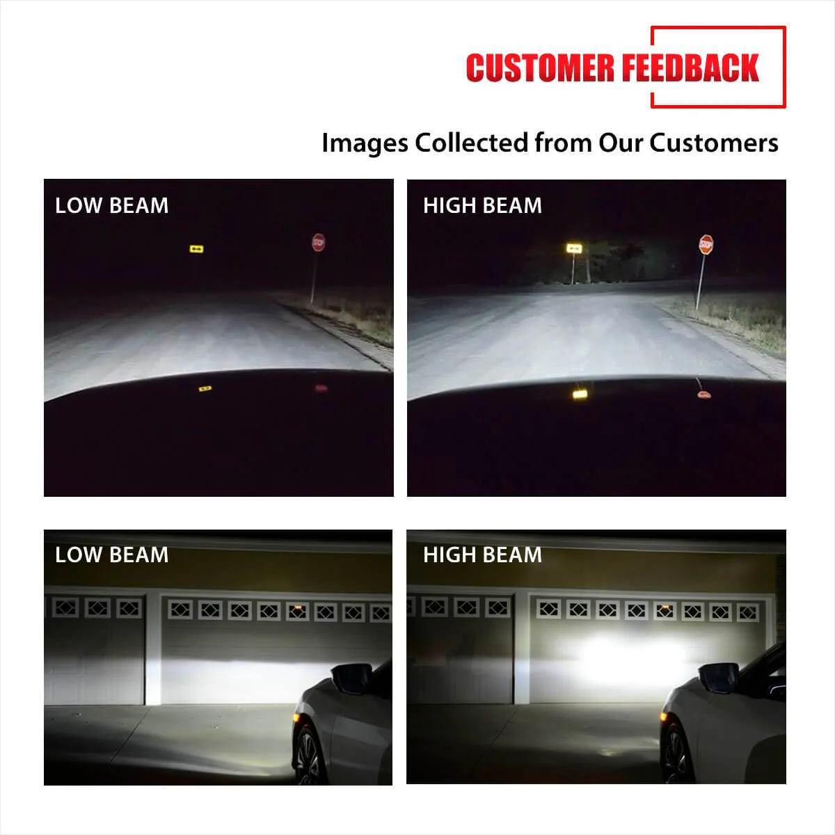 50W H10 9145 9140 9055 LC Plus Series | 5,000LM 6000K LED Fog Light Bulbs - Image 8