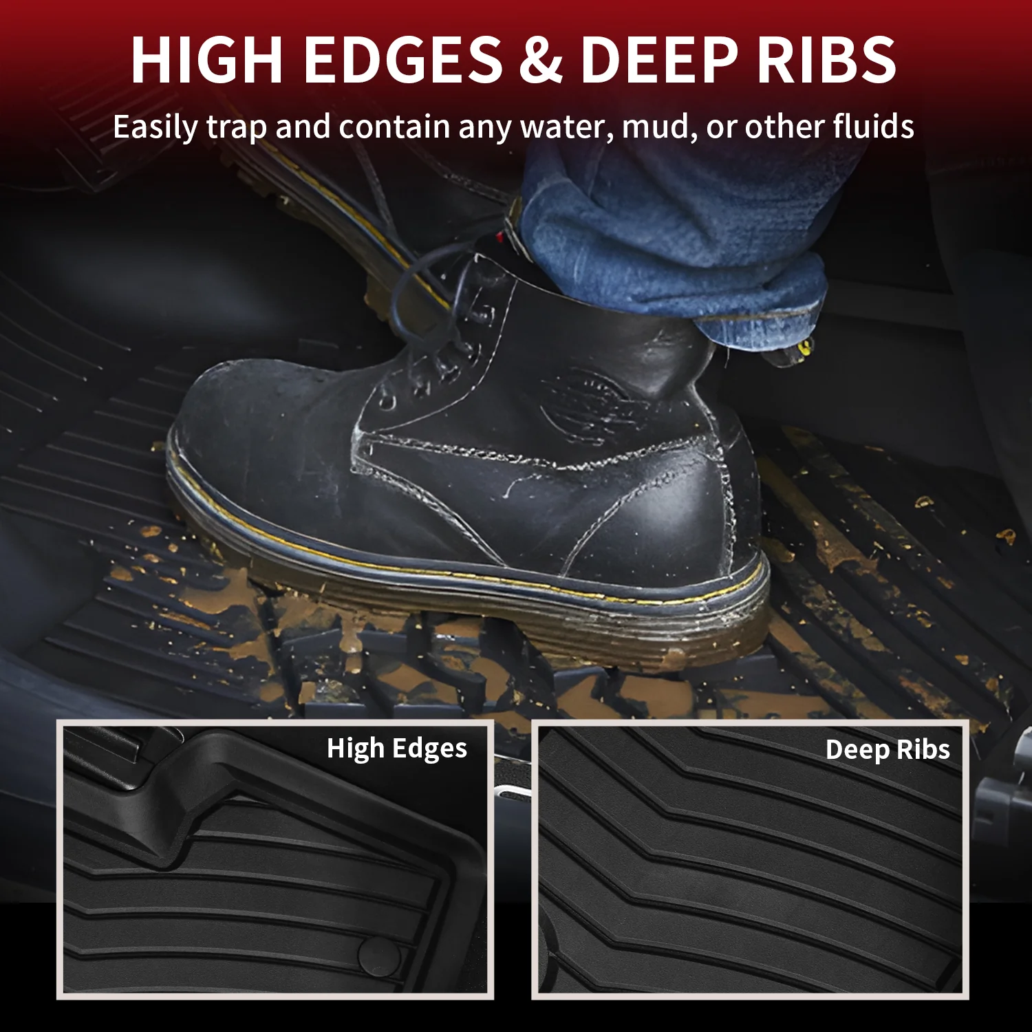 Fit for 2016-2022 Mercedes-Benz GLC TPE Material Floor Mats or Cargo Mat - Image 7