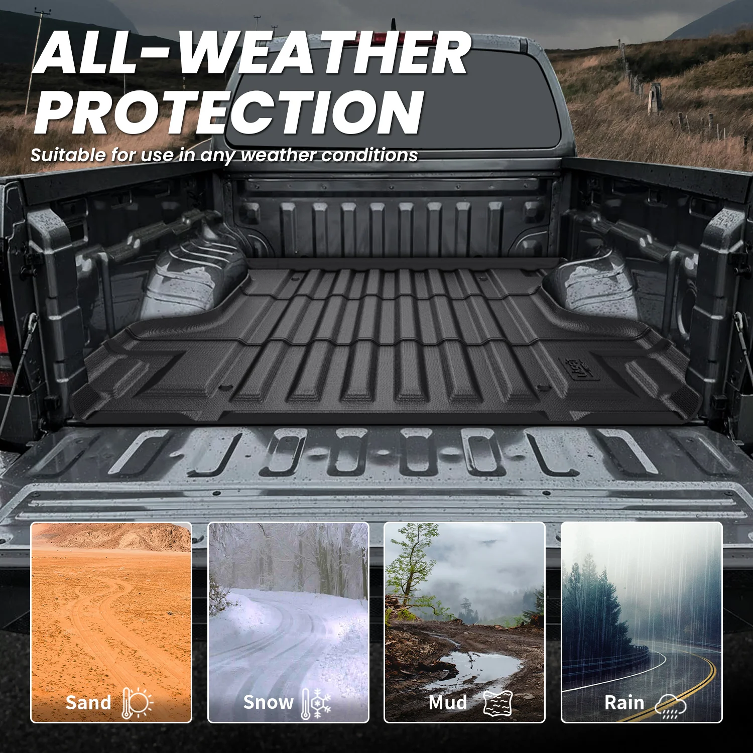 Fit for 2022-2026 Nissan Frontier Heavy Duty Truck Bed Mat or Tailgate Mat - Image 12