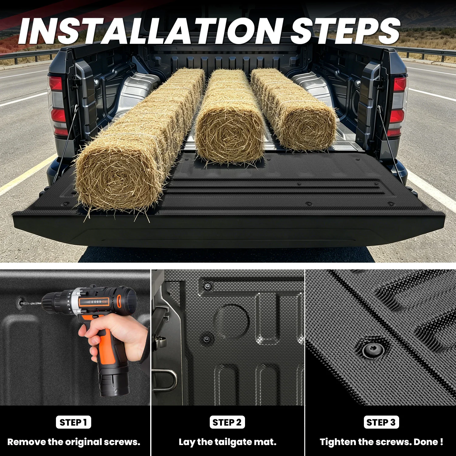 Fit for 2022-2026 Nissan Frontier Heavy Duty Truck Bed Mat or Tailgate Mat - Image 31