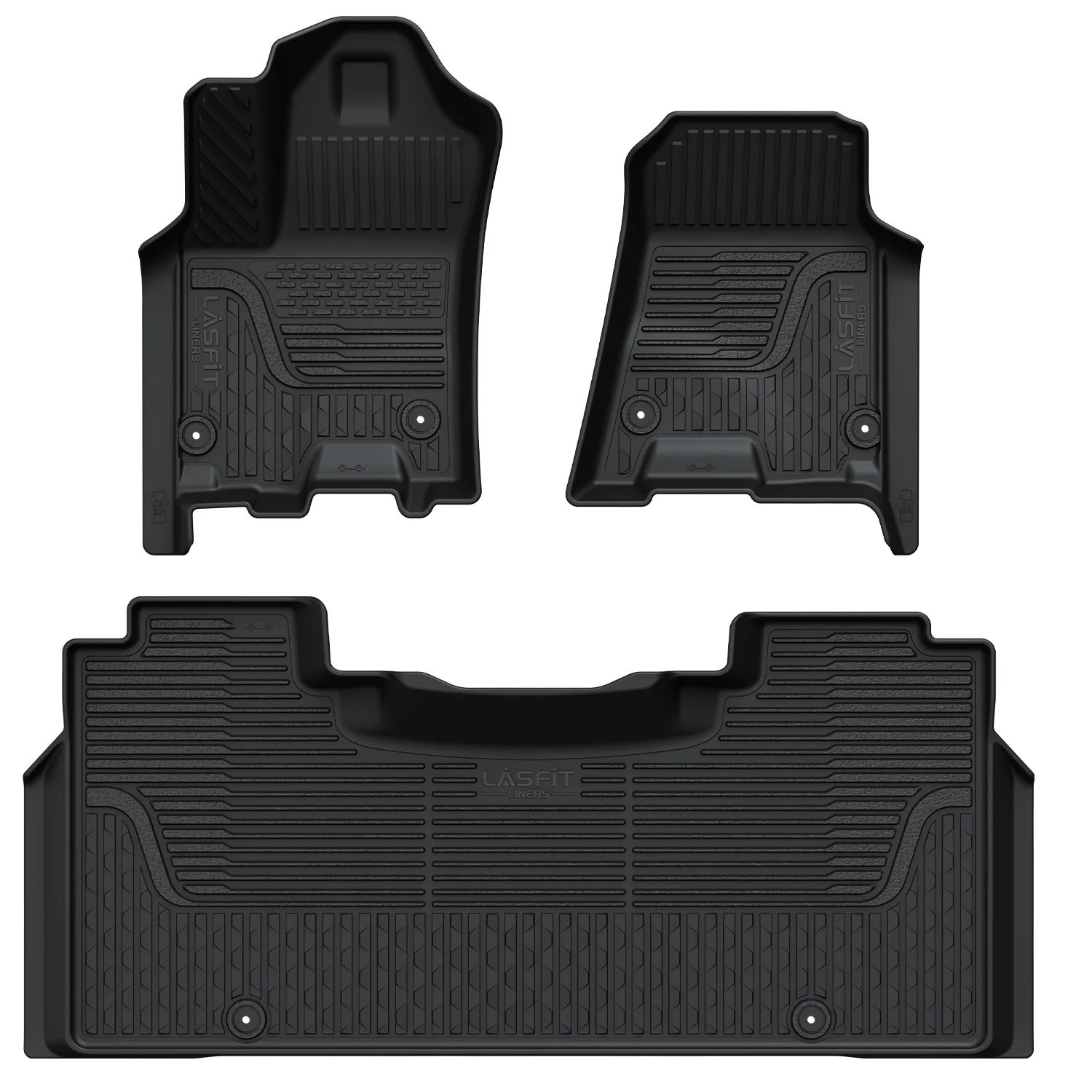 Fit for 2025-2026 Ram 1500 All-weather Floor Mats With Bucket Seating Only - Image 20