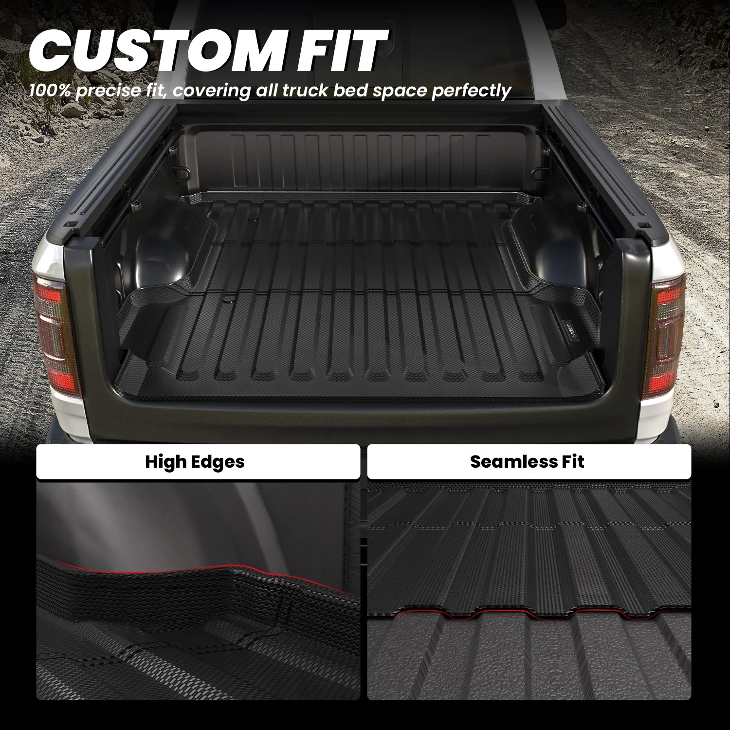 Fit for 2019-2024 Ram 1500 Classic Heavy Duty Truck Bed Mat or Tailgate Mat - Image 14