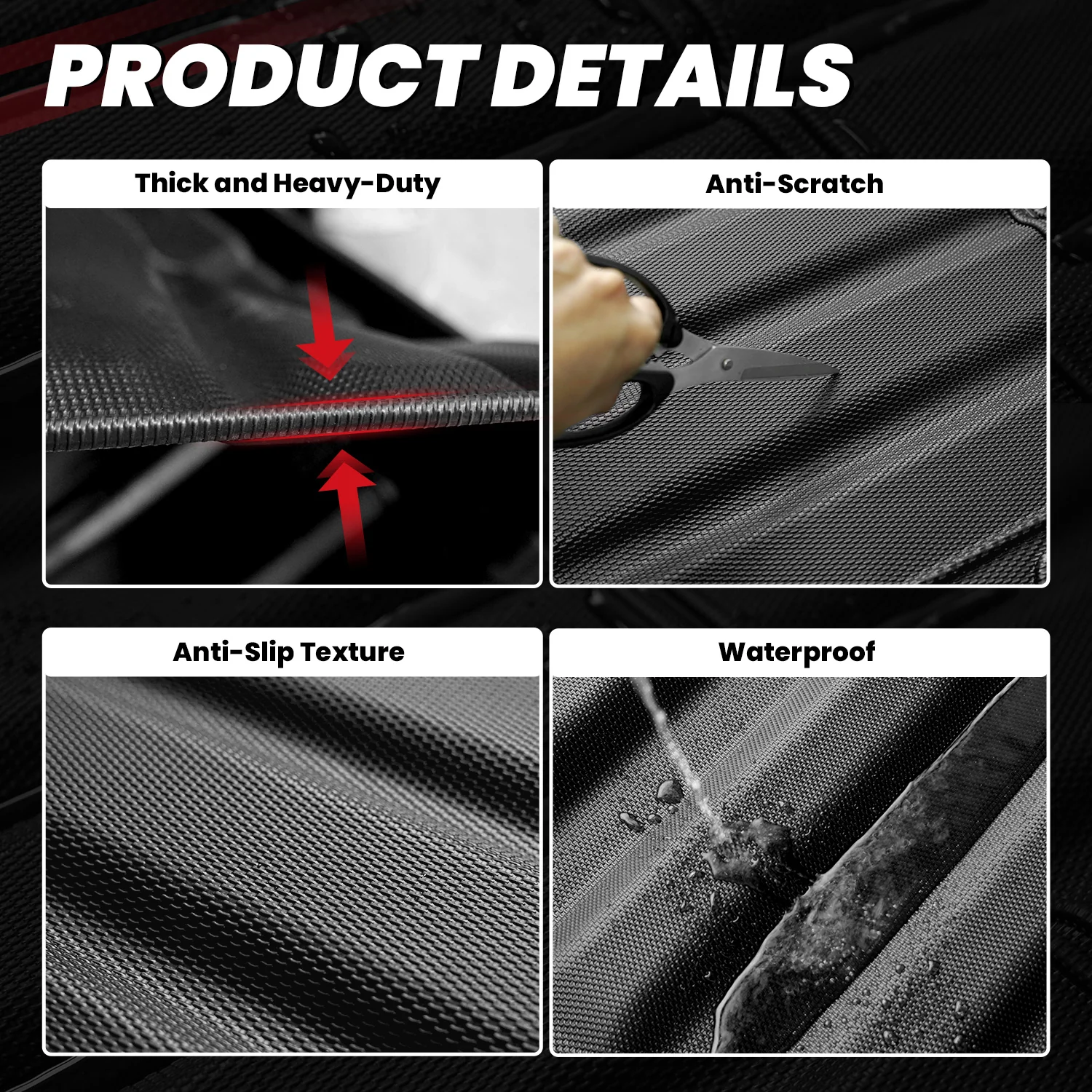 Fit for 2019-2024 Ram 1500 Classic Heavy Duty Truck Bed Mat or Tailgate Mat - Image 5