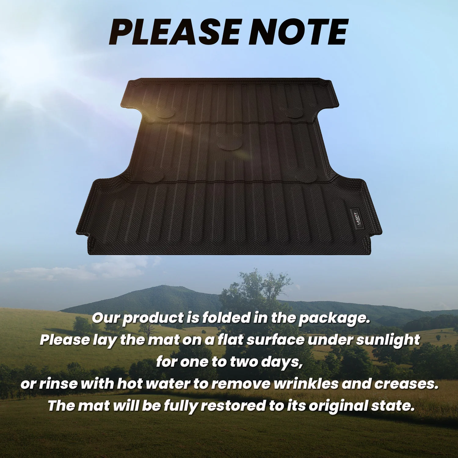 Fit for 2019-2024 Ram 1500 Classic Heavy Duty Truck Bed Mat or Tailgate Mat - Image 9