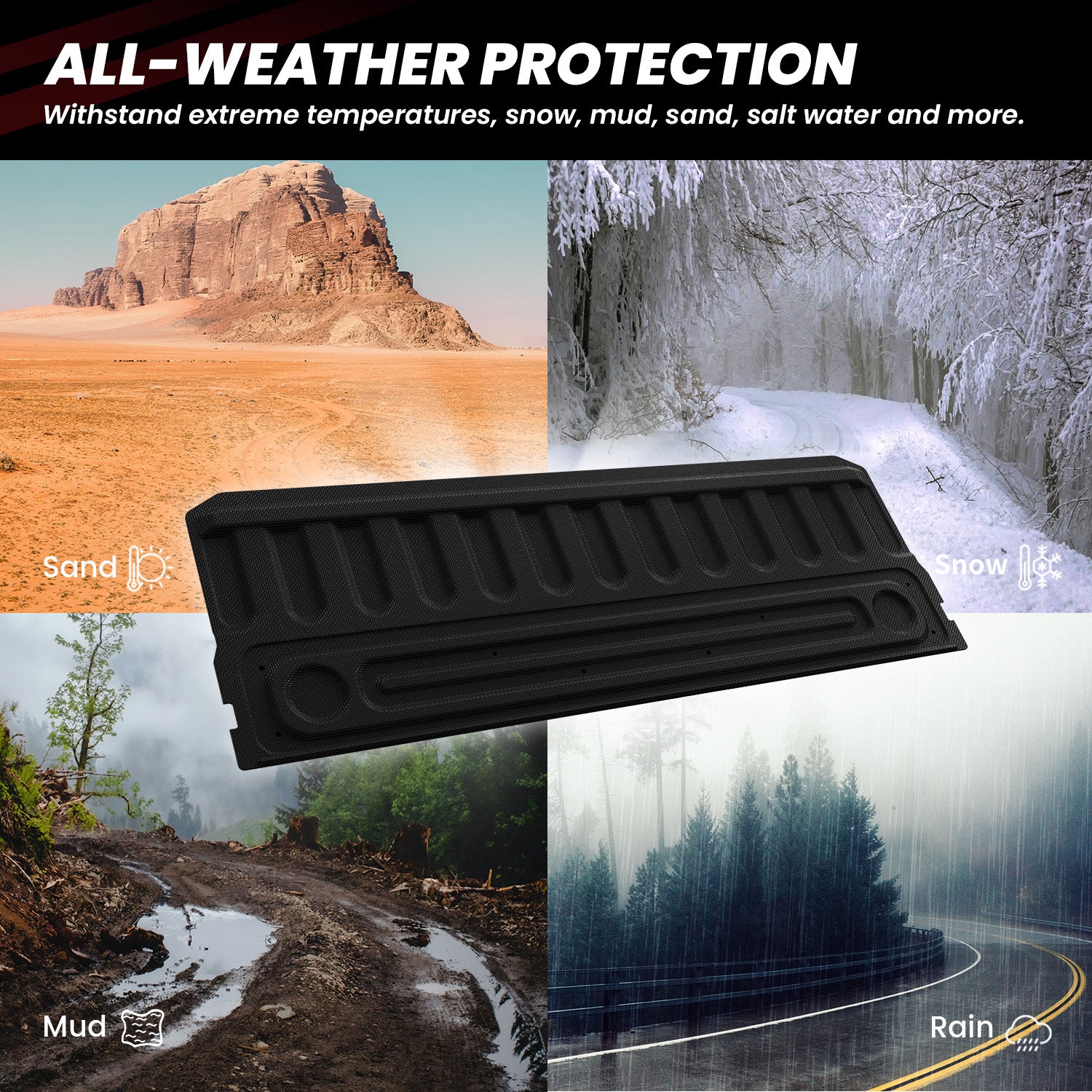 Fit for 2006-2026 Ram 2500 3500 Heavy Duty Bed Mat or Tailgate Mat, Don't fit with Optional Rambox & Drop-in liners - Image 16