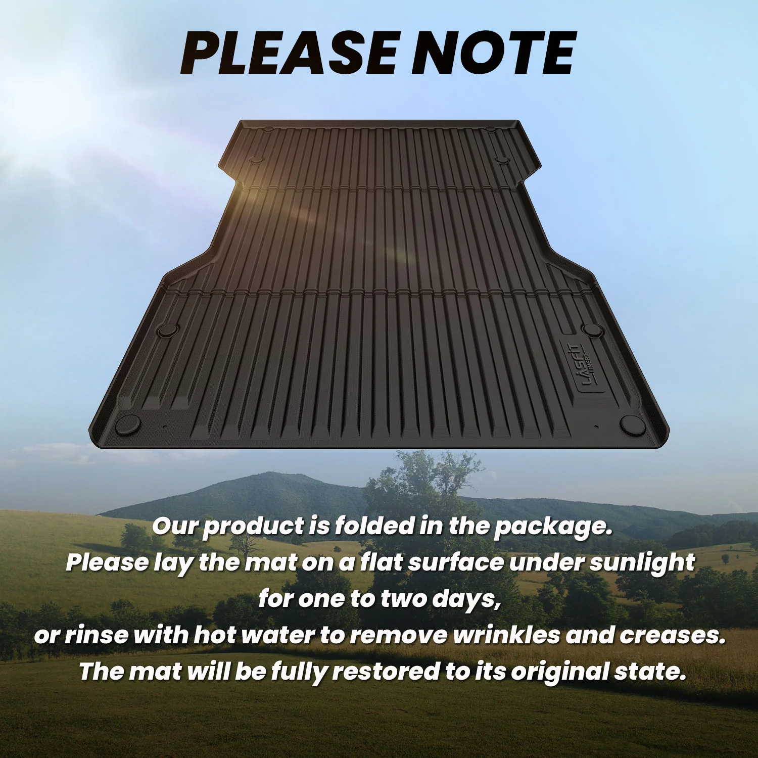 Fit for 2024-2026 Toyota Tacoma 5FT or 6FT Heavy Duty Truck Bed Mat or Tailgate Mat - Image 22