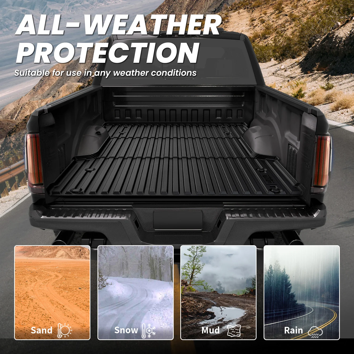 Fit for 2022-2026 Toyota Tundra Heavy Duty Custom Bed Mat or Tailgate Mat - Image 15