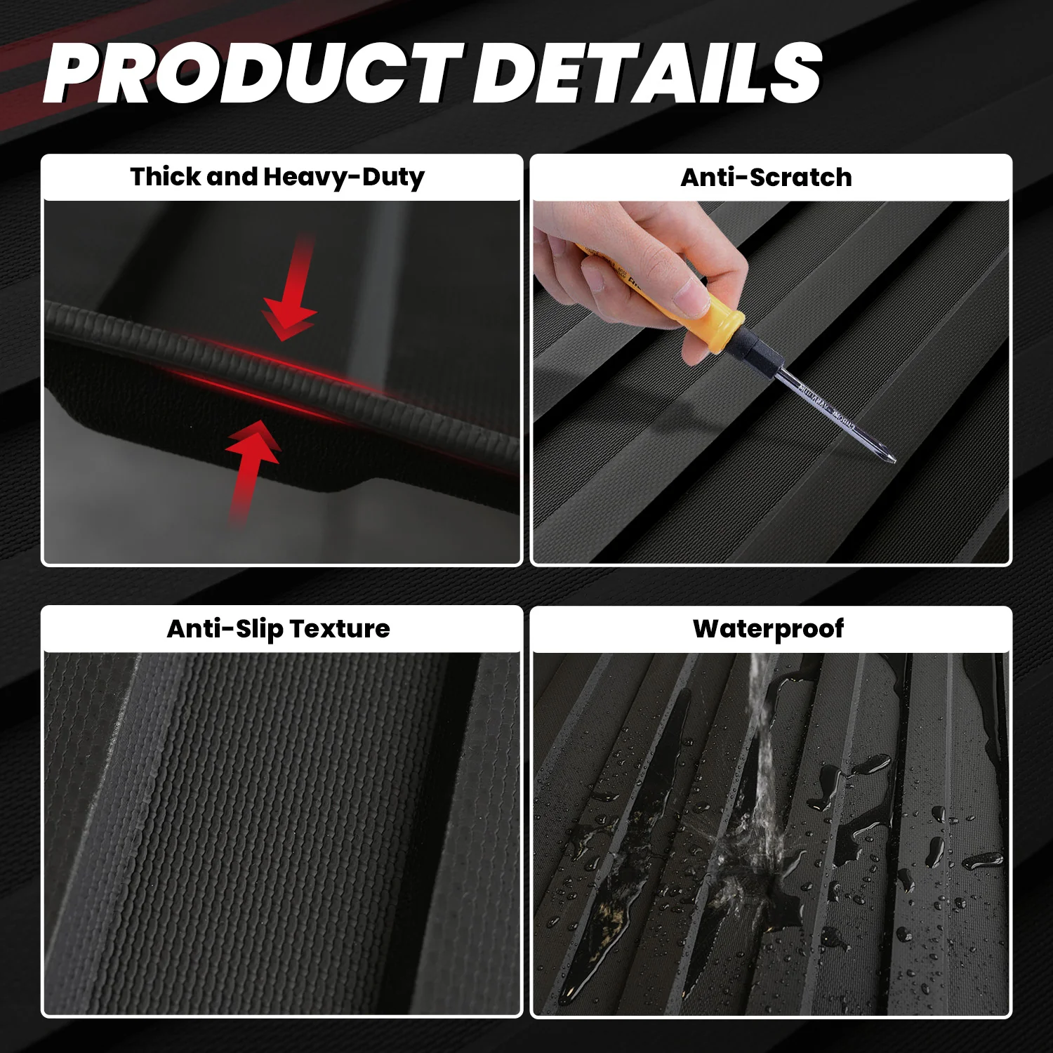 Fit for 2022-2026 Toyota Tundra Heavy Duty Custom Bed Mat or Tailgate Mat - Image 18