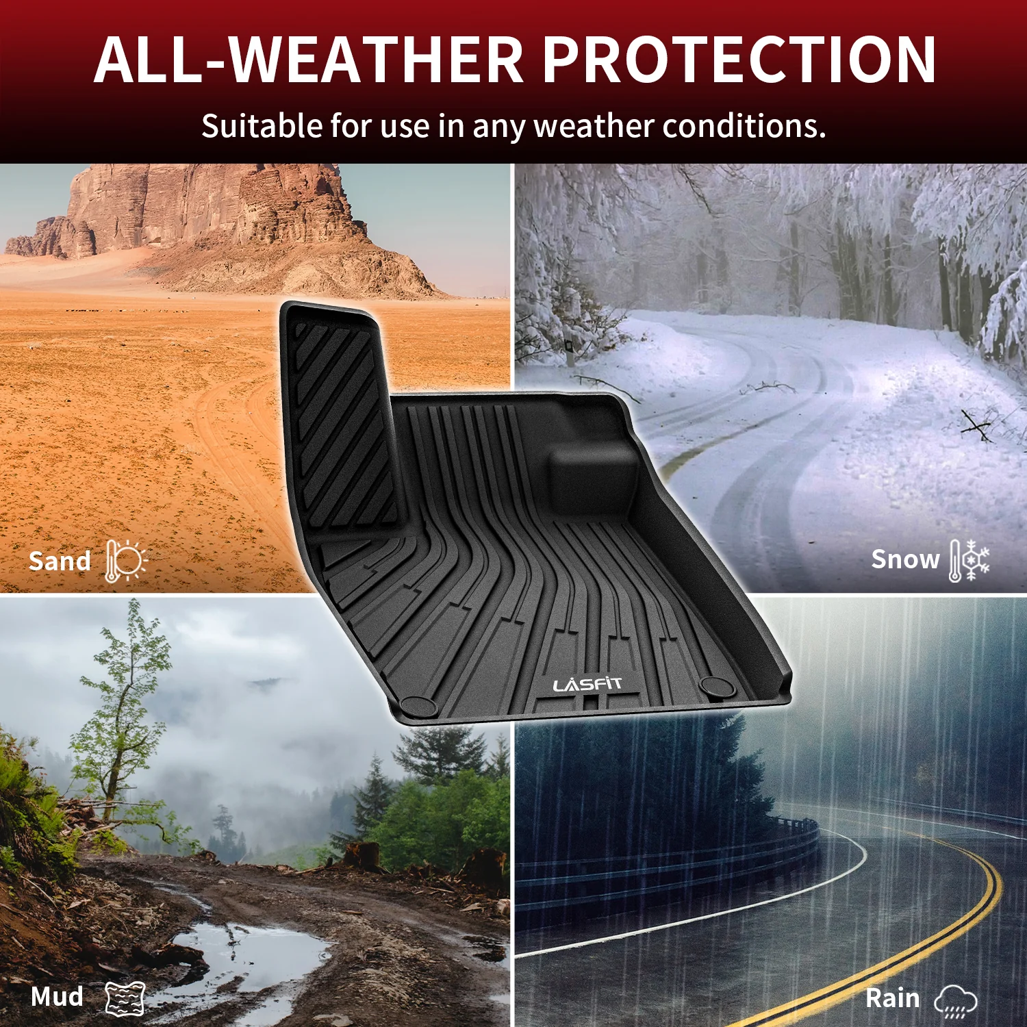 Fit for 2021-2026 Volkswagen ID.4 All Weather Floor Mats or Rear Cargo Mat - Image 11
