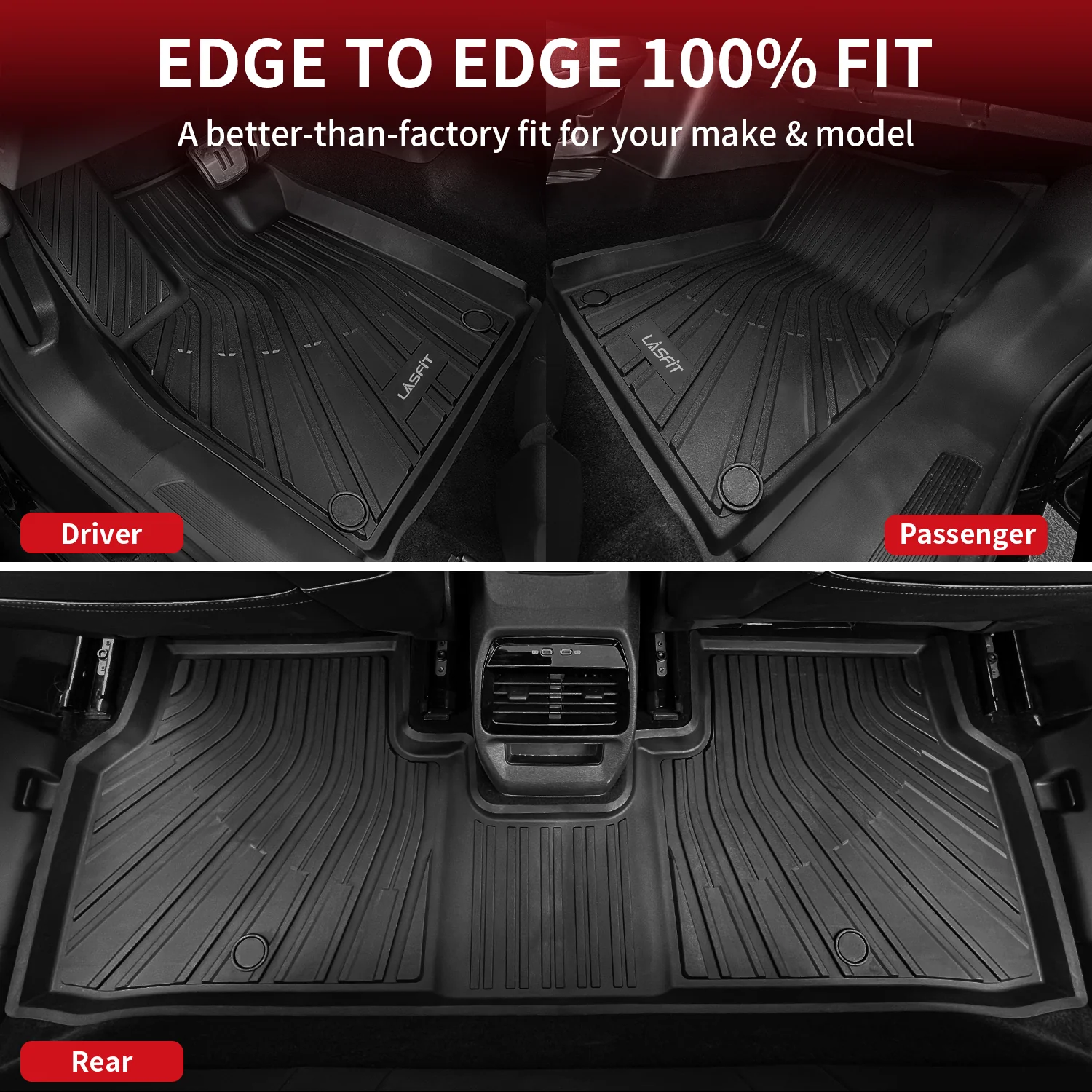 Fit for 2021-2026 Volkswagen ID.4 All Weather Floor Mats or Rear Cargo Mat - Image 5