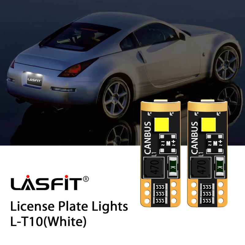 Lasfit 168 led license plate lights fit for 2003-2005 Nissan 350Z