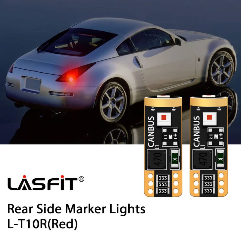 Lasfit 168 led rear side marker lights fit for 2003-2005 Nissan 350Z