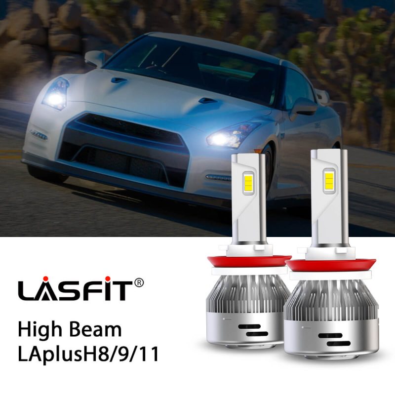 Lasfit 9005 led high beam bulbs fit for 2009-2014 Nissan GTR