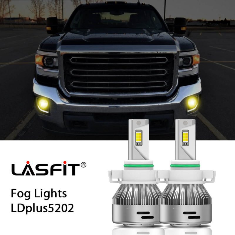 Lasfit 5202 led fog lights fit for 2014 2015 GMC Sierra 1500