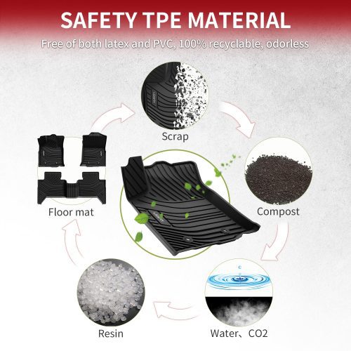 2016 2023 toyota tacoma tpe floor mats