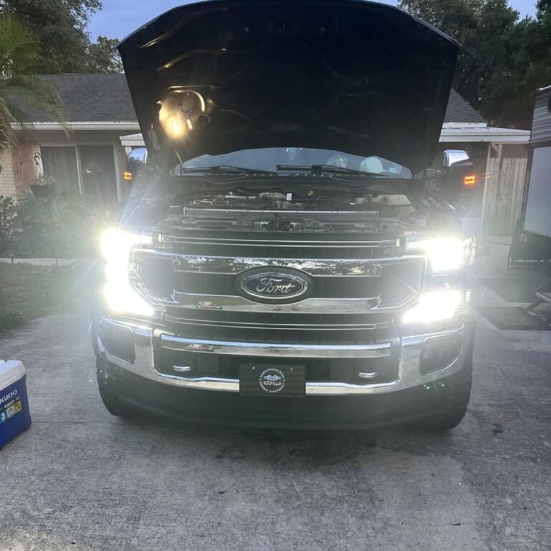 2020 Ford F250 LSplusH13 LED bulbs