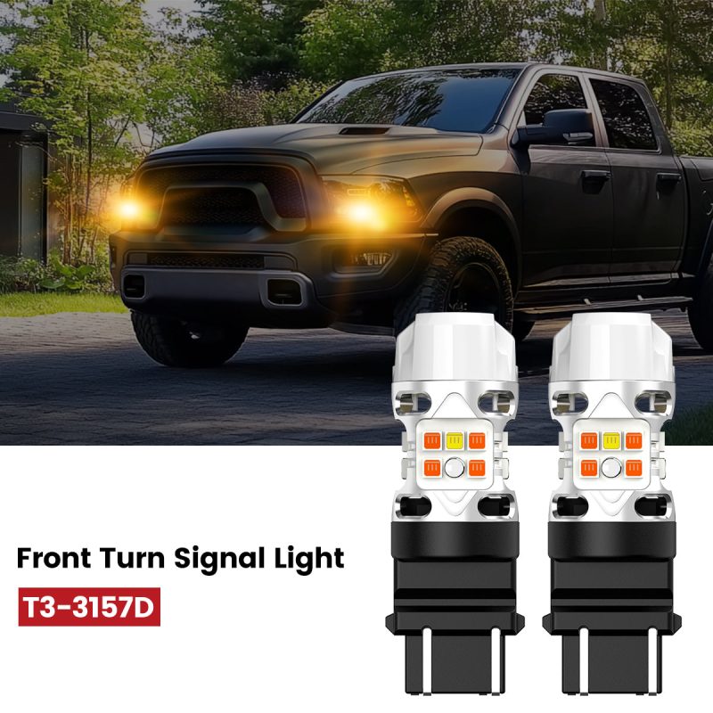 2021 2024 Ram 1500 Classic 3157 led front turn signal lights